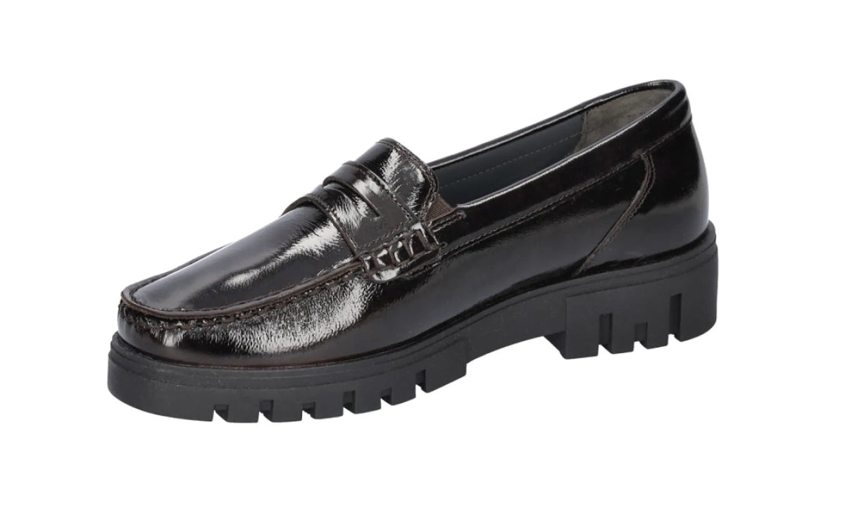 WALDLAUFER WALDLAUFER 723502 143 216 Bruin lak loafer wijdte H