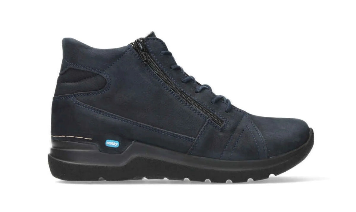 WOLKY WOLKY 06606 11800 WHY Blauw nubuck damesschoenen