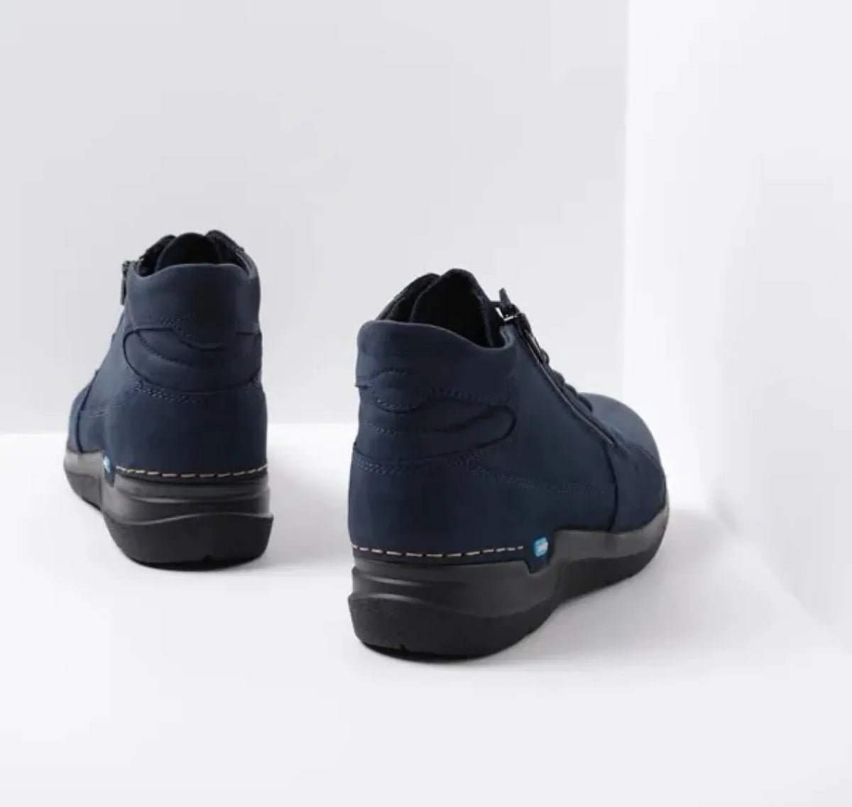 WOLKY WOLKY 06606 11800 WHY Blauw nubuck damesschoenen