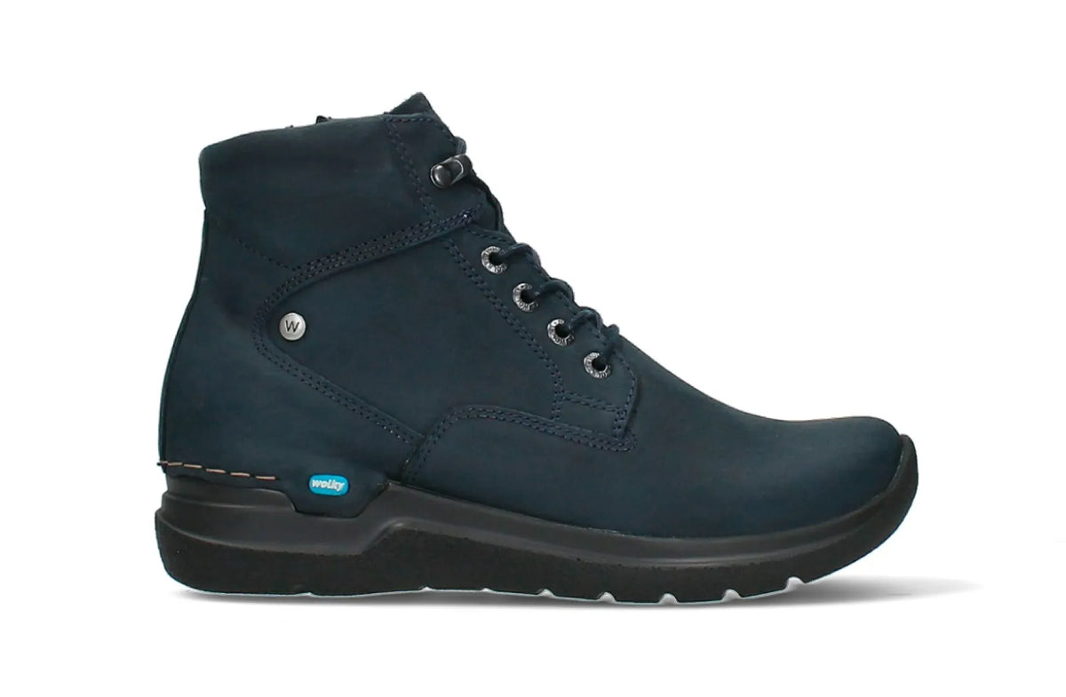 WOLKY WOLKY 06616 16800 WHYNOT HV Blauw nubuck damesschoenen