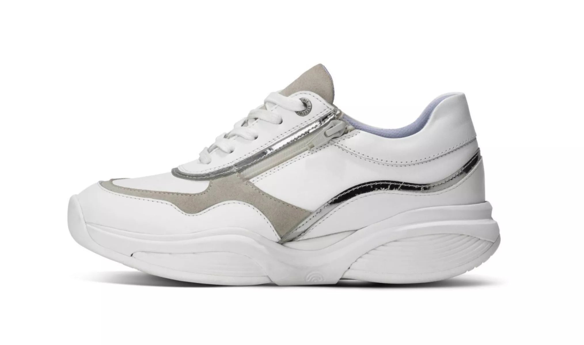 Xsensible 30085 SWX11 schoen in wit/zilver, lichtgewicht en ideaal voor dagelijks gebruik