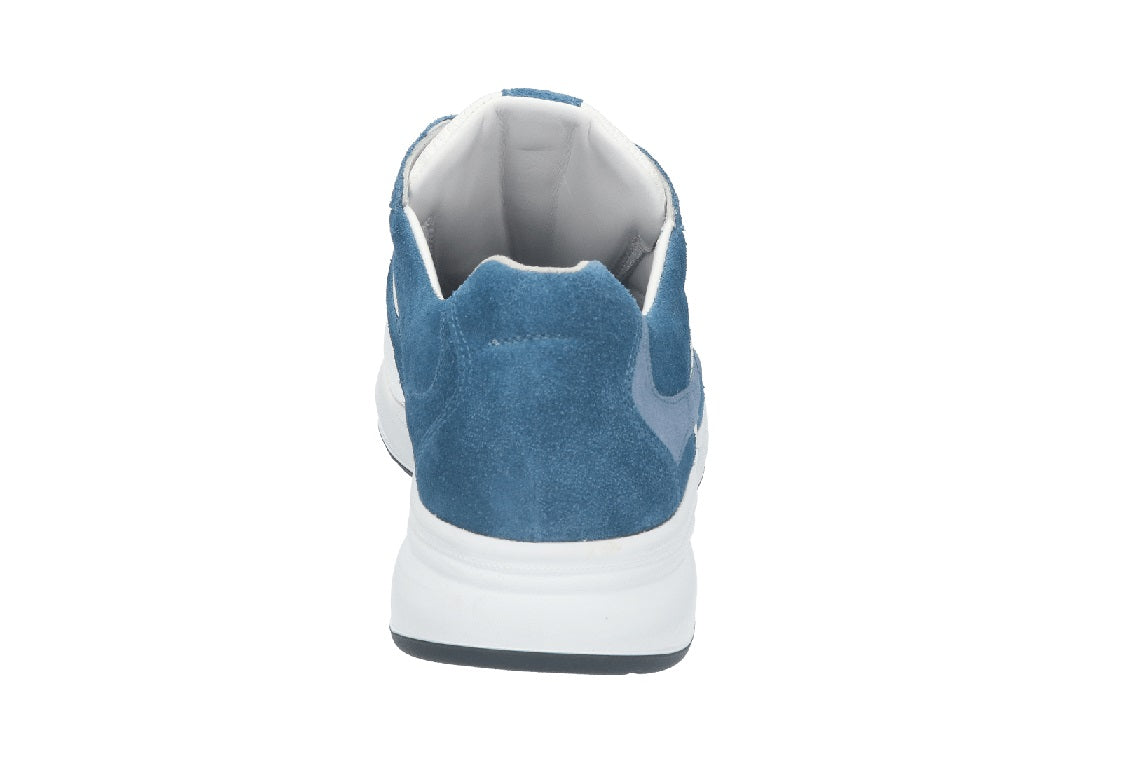 Durea 6316 damesschoenen wijdte H in Jeans Wit met comfortabele pasvorm