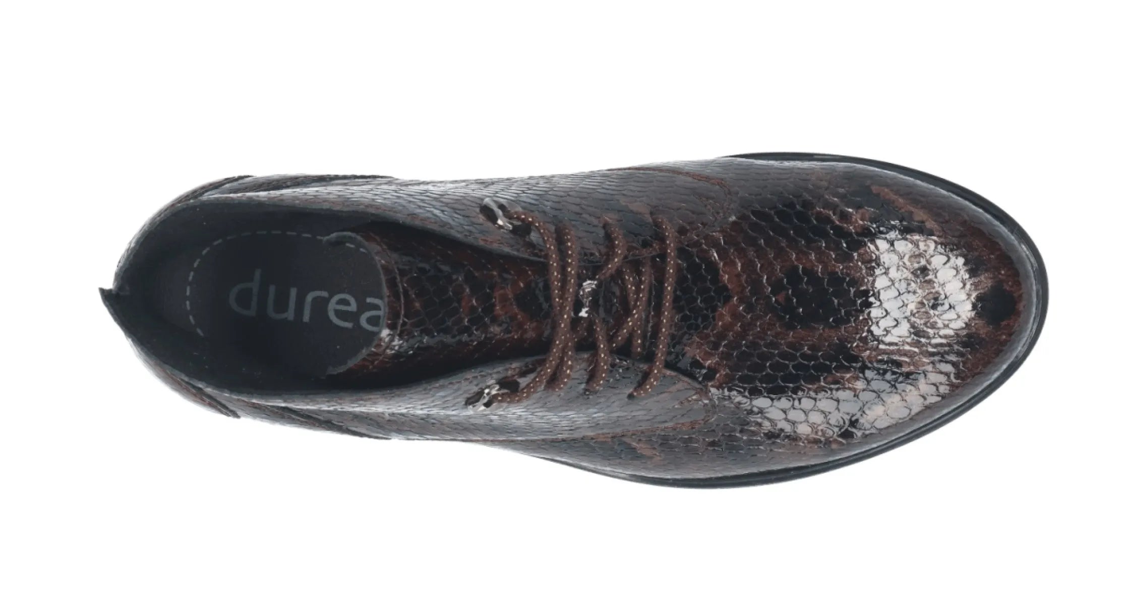 DUREA DUREA 9840 2215 wijdte K damsschoenen in bruin lak