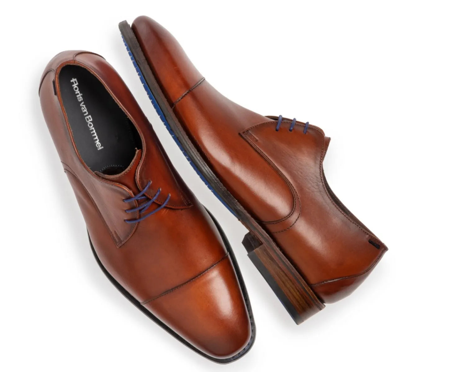 VAN BOMMEL FLORIS VAN BOMMEL SFM-30310-24-01 Cognac de Loper 16.00 herenschoenen