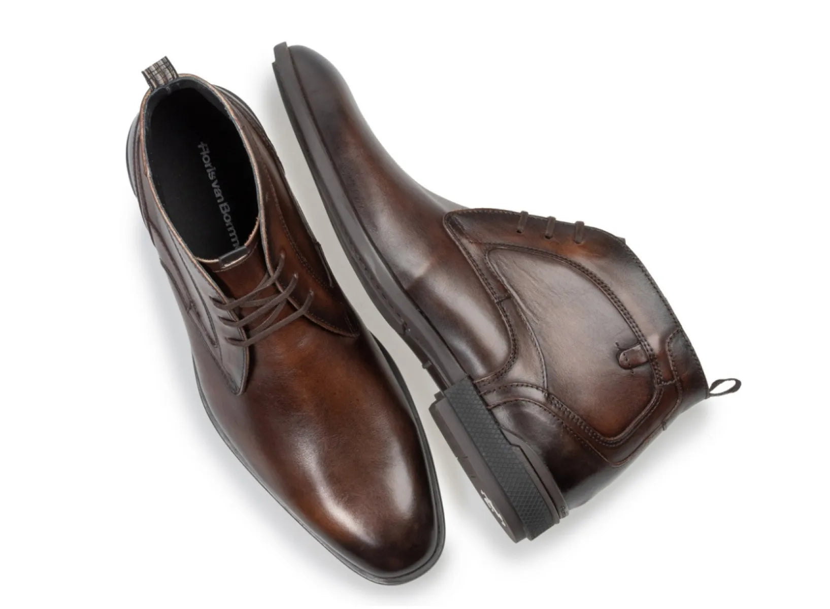 VAN BOMMEL FLORIS VAN BOMMEL SFM-50165-21-03 Bruin Hakker 01.01 herenschoenen
