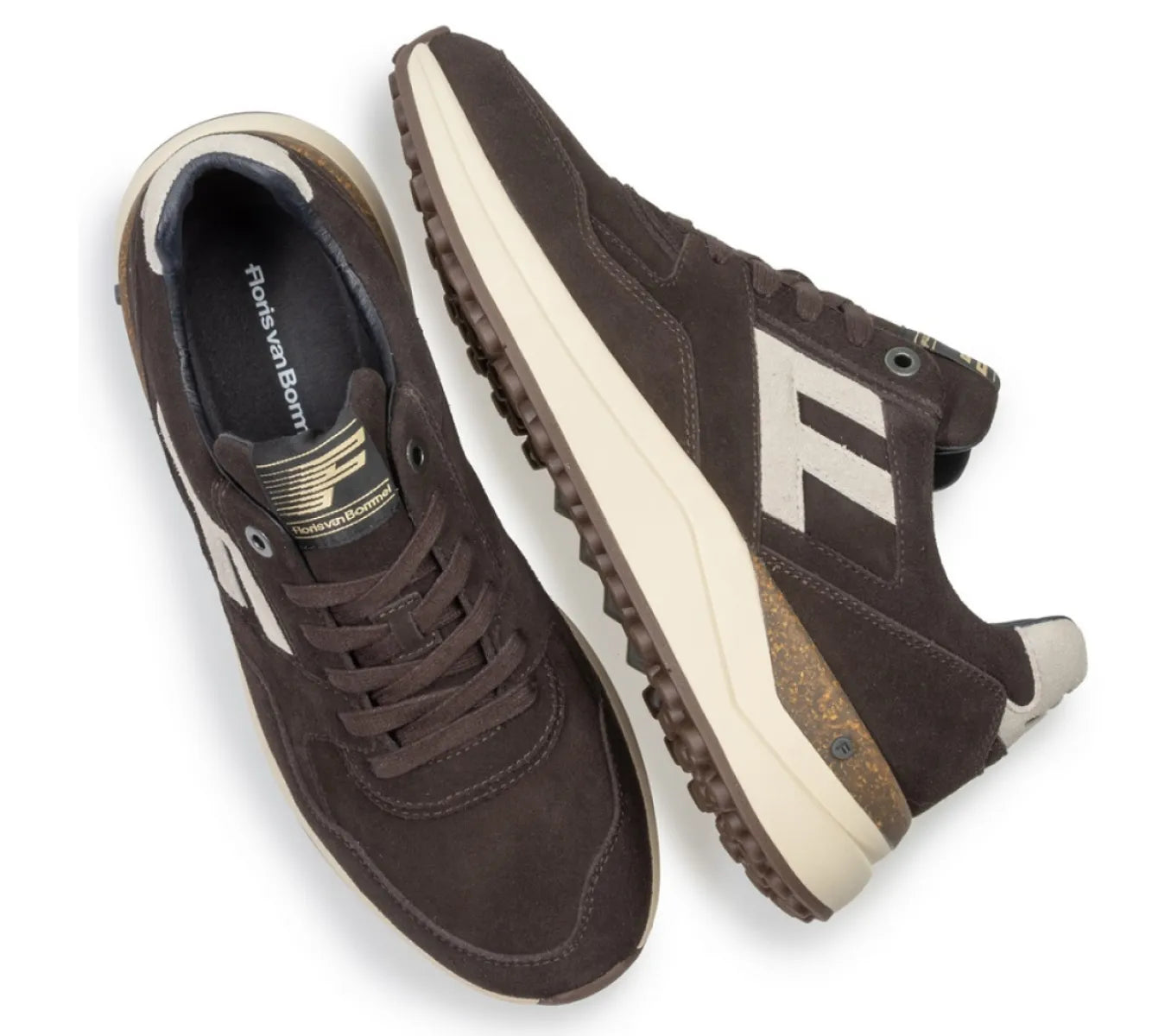VAN BOMMEL FLORIS VAN BOMMEL SFM-10249-21-01 de Trikker Brown herenschoenen