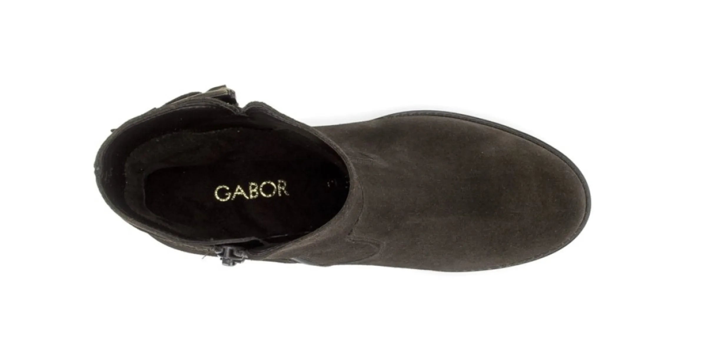 GABOR GABOR 8011.02.006 Mocca suede enkellaarzen
