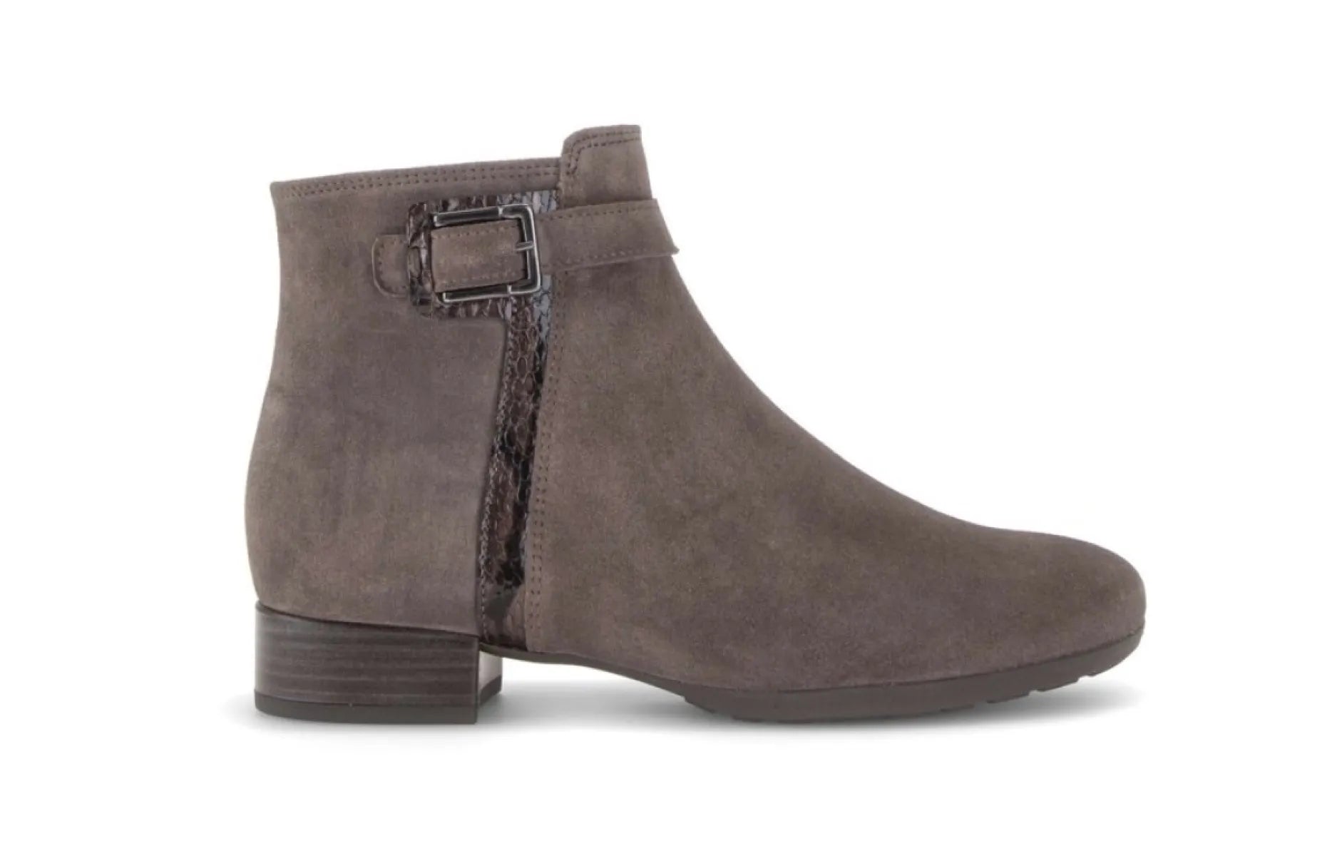 GABOR GABOR 8031.01.006 Taupe suede enkellaarzen