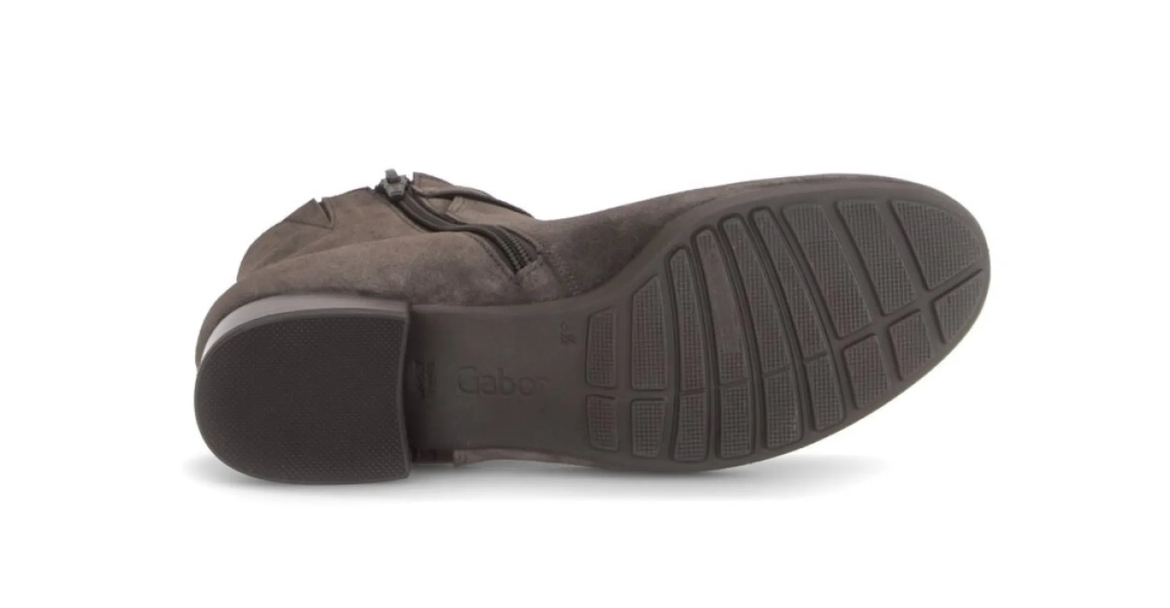 GABOR GABOR 8031.01.006 Taupe suede enkellaarzen