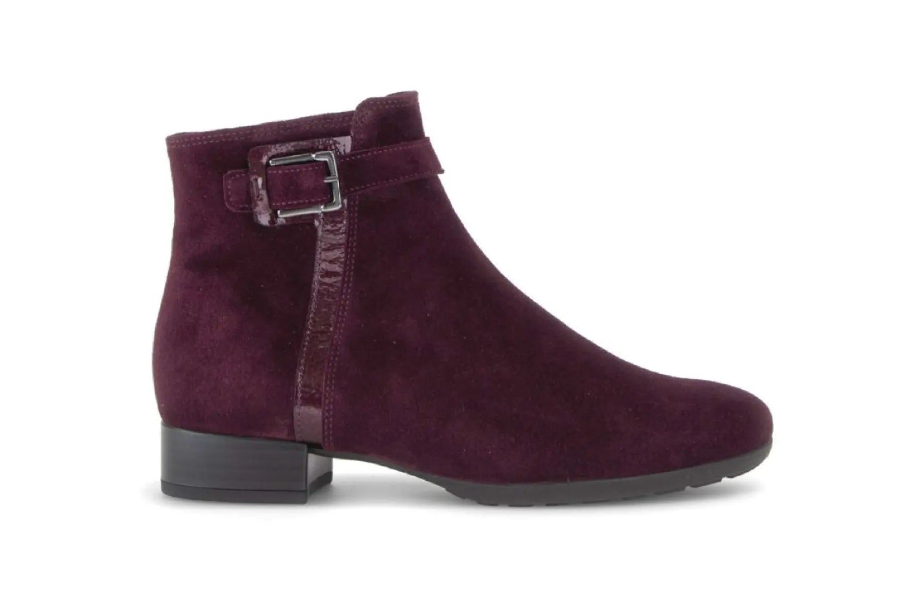 GABOR Gabor 8031.01.007 Mulberry Bordo suede enkellaarzen