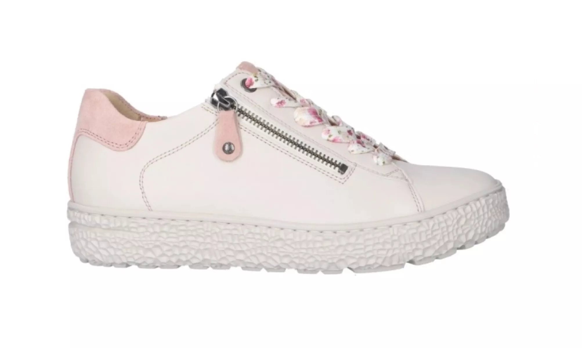 Zijaanzicht Hartjes Phil Shoe 162.1401 met veters en rits