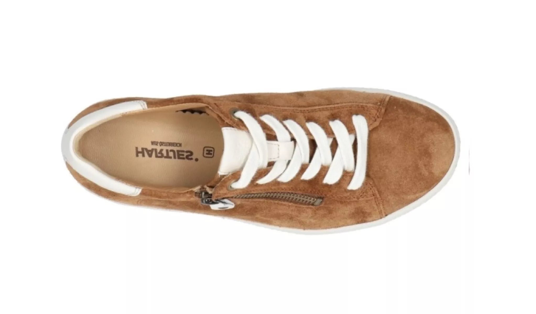 Close-up van het suède bovenwerk van Hartjes Phil Shoe 162.1401 31 53.52
