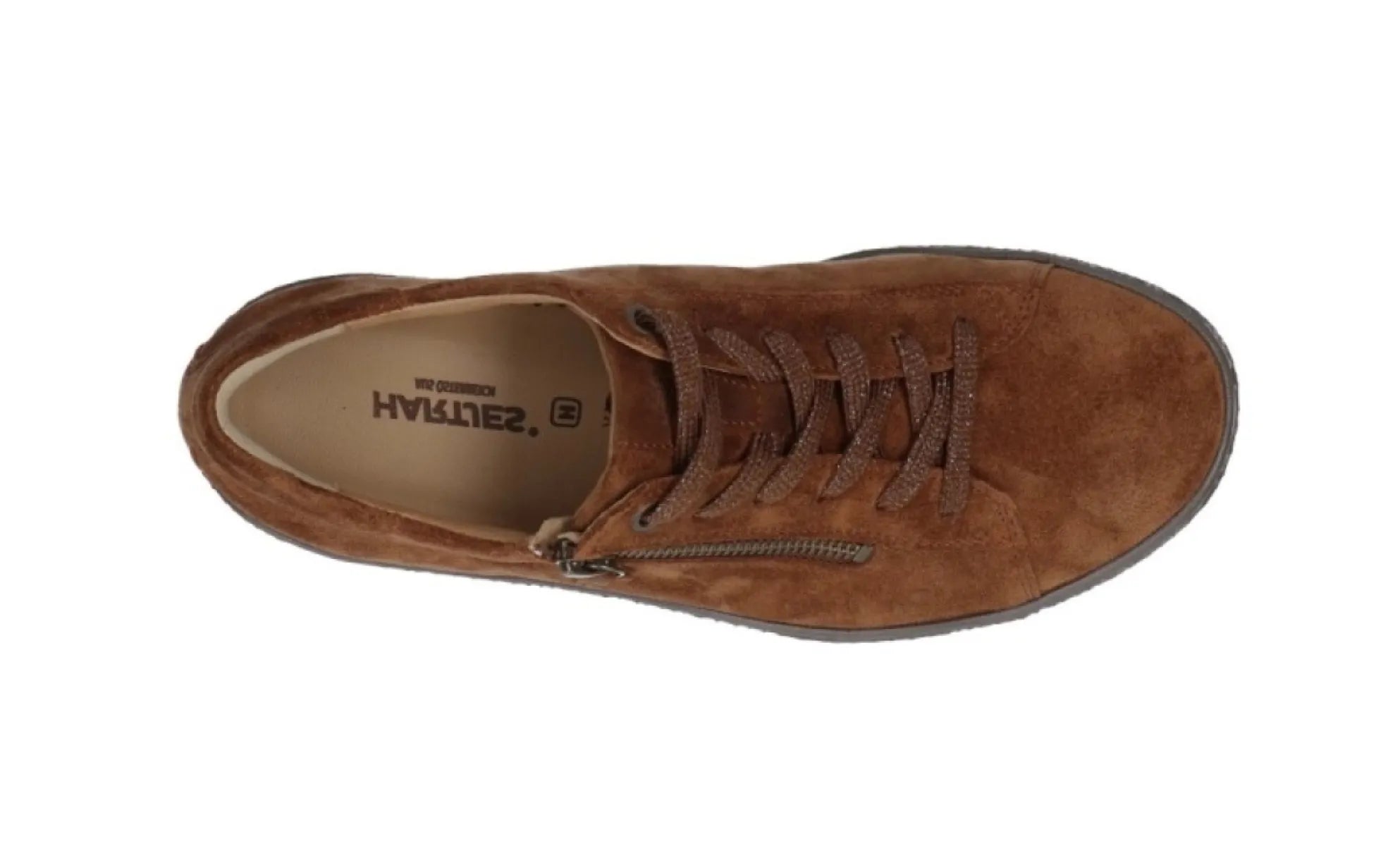 HARTJES HARTJES Phil Shoe 162.1401 30 53.00 Cognac Suede damesschoenen