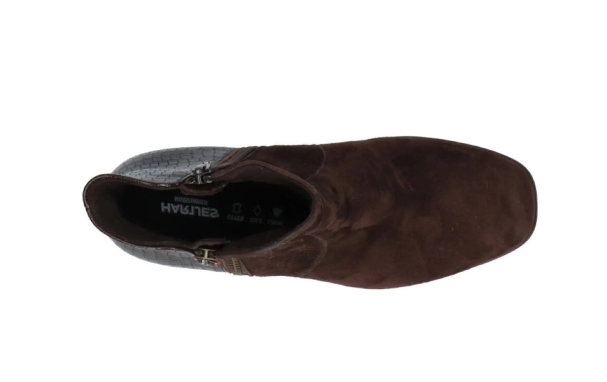 HARTJES HARTJES 172.1902 Blues Bruin nubuck enkellaarzen