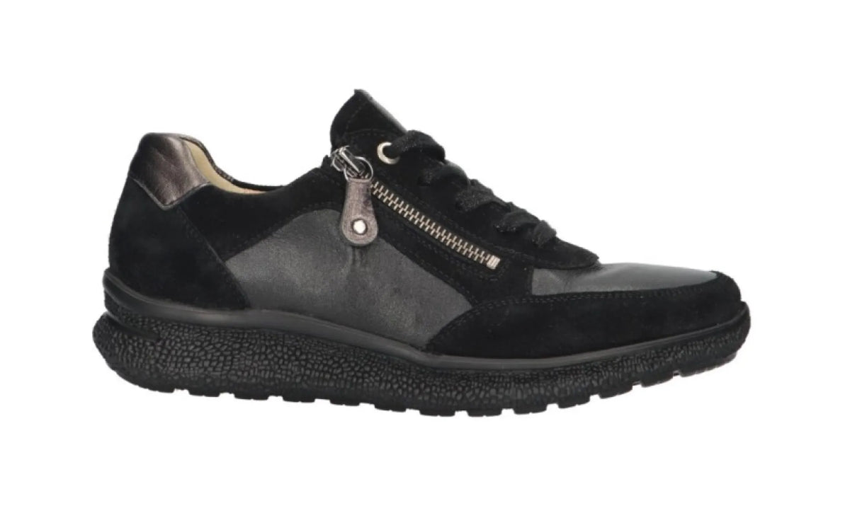 HARTJES HARTJES 162.1617 Rap Shoe Zwart wijdte K breed model