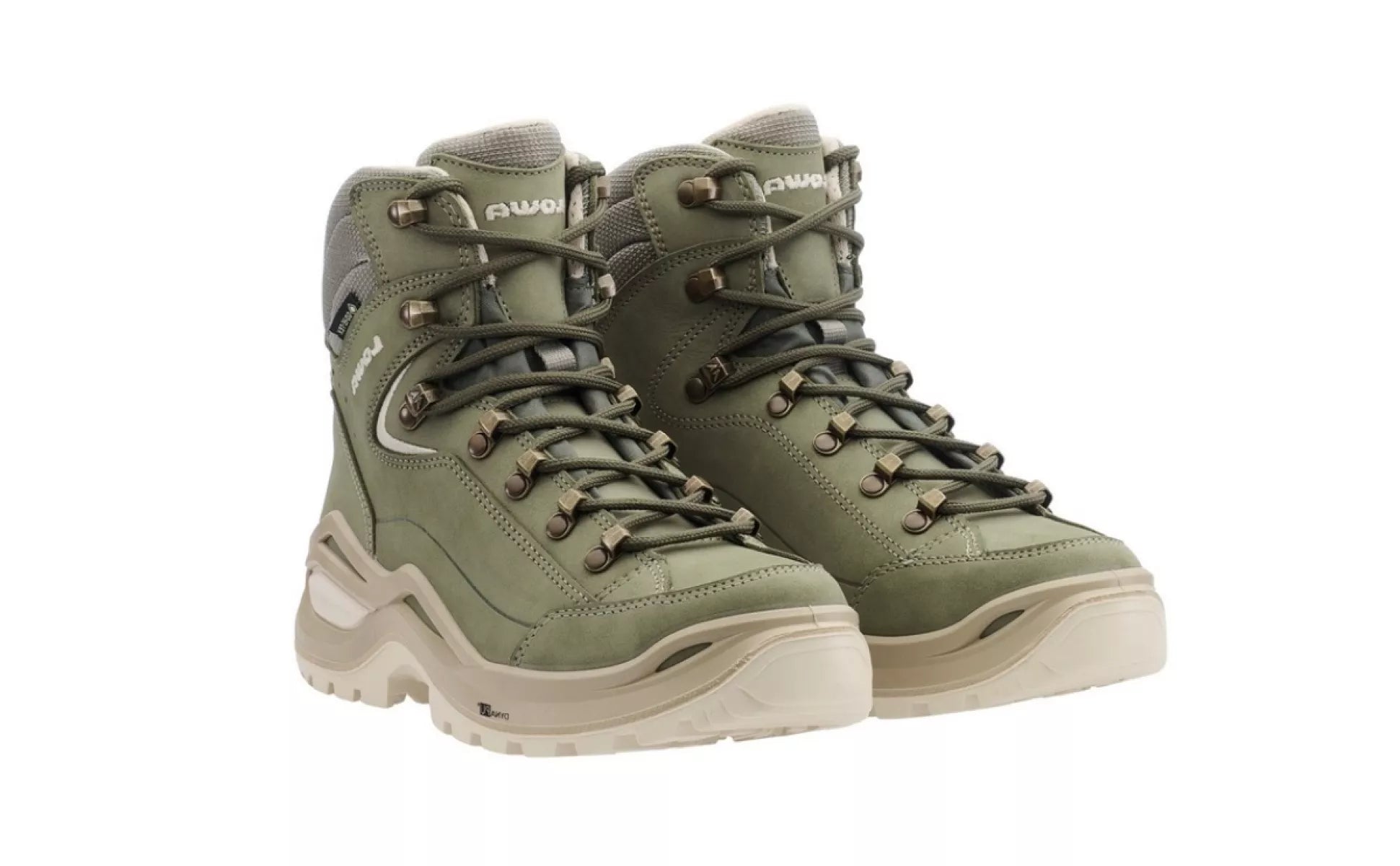 Lowa wandelschoenen dames Sage Green vetersluiting