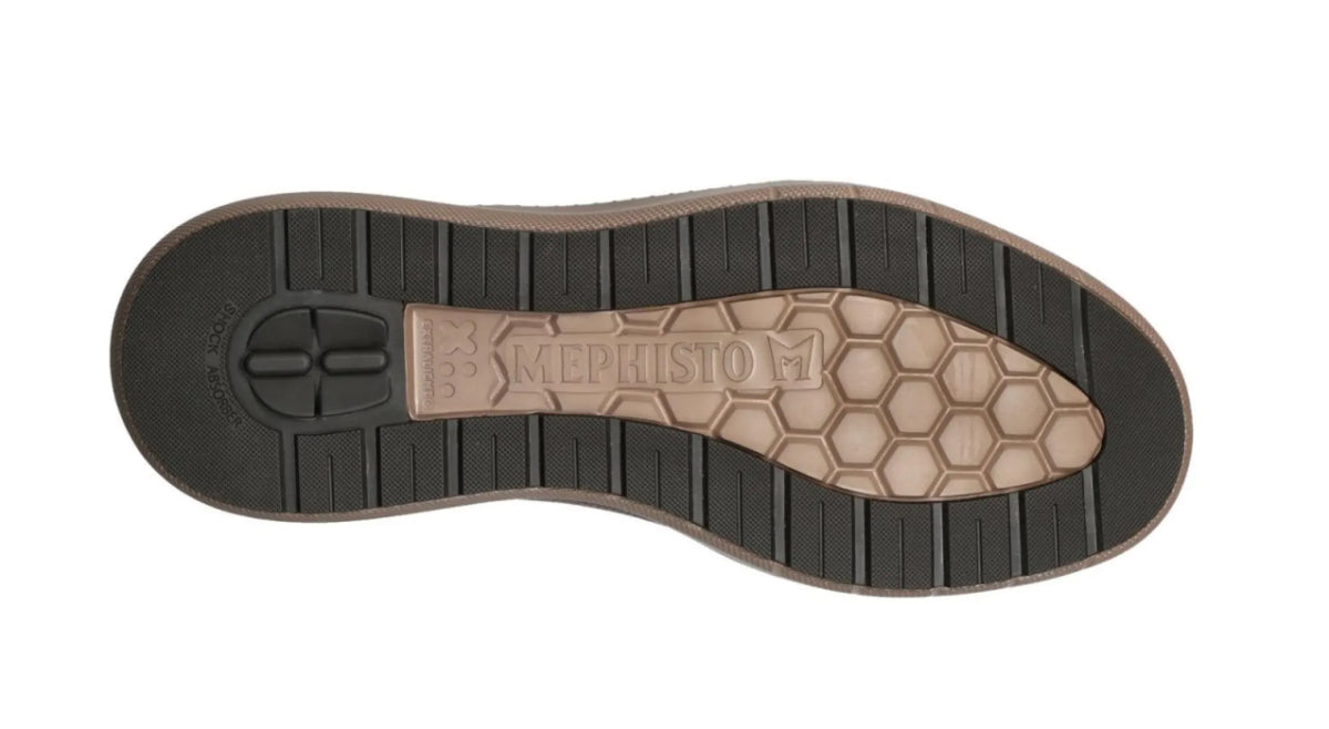 MEPHISTO MEPHISTO JAMY Blauw Cognac herenschoenen met rits- en vetersluiting