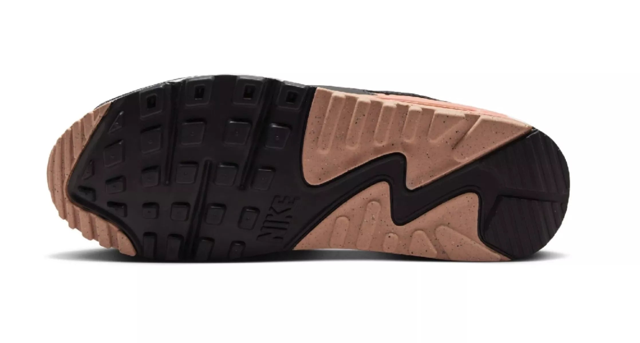 Nike wmns Air Max 90 Apricot Agate DH8010-109 sneakers zool profiel