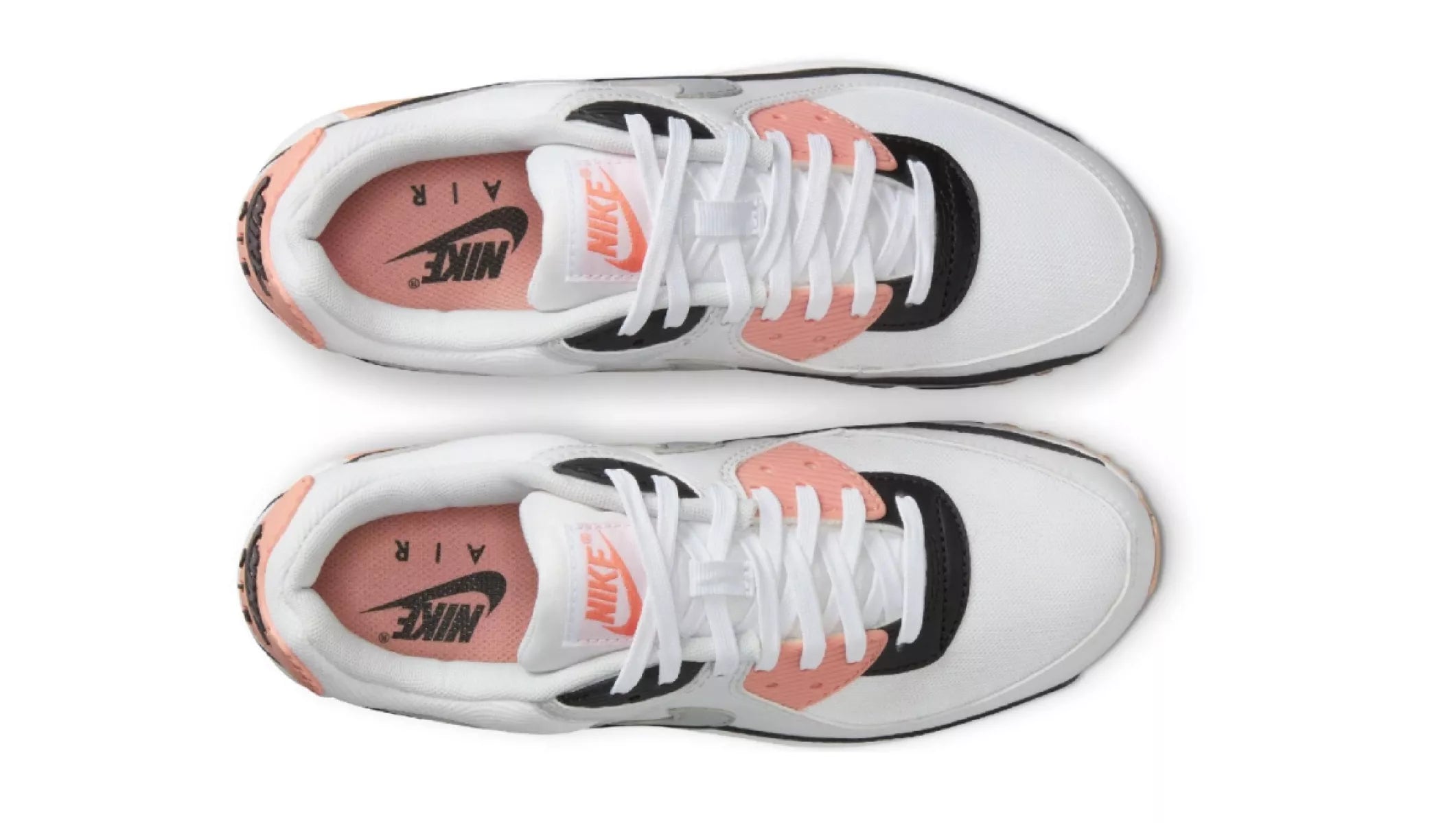 Nike wmns Air Max 90 Apricot Agate DH8010-109 sneakers bovenaanzicht
