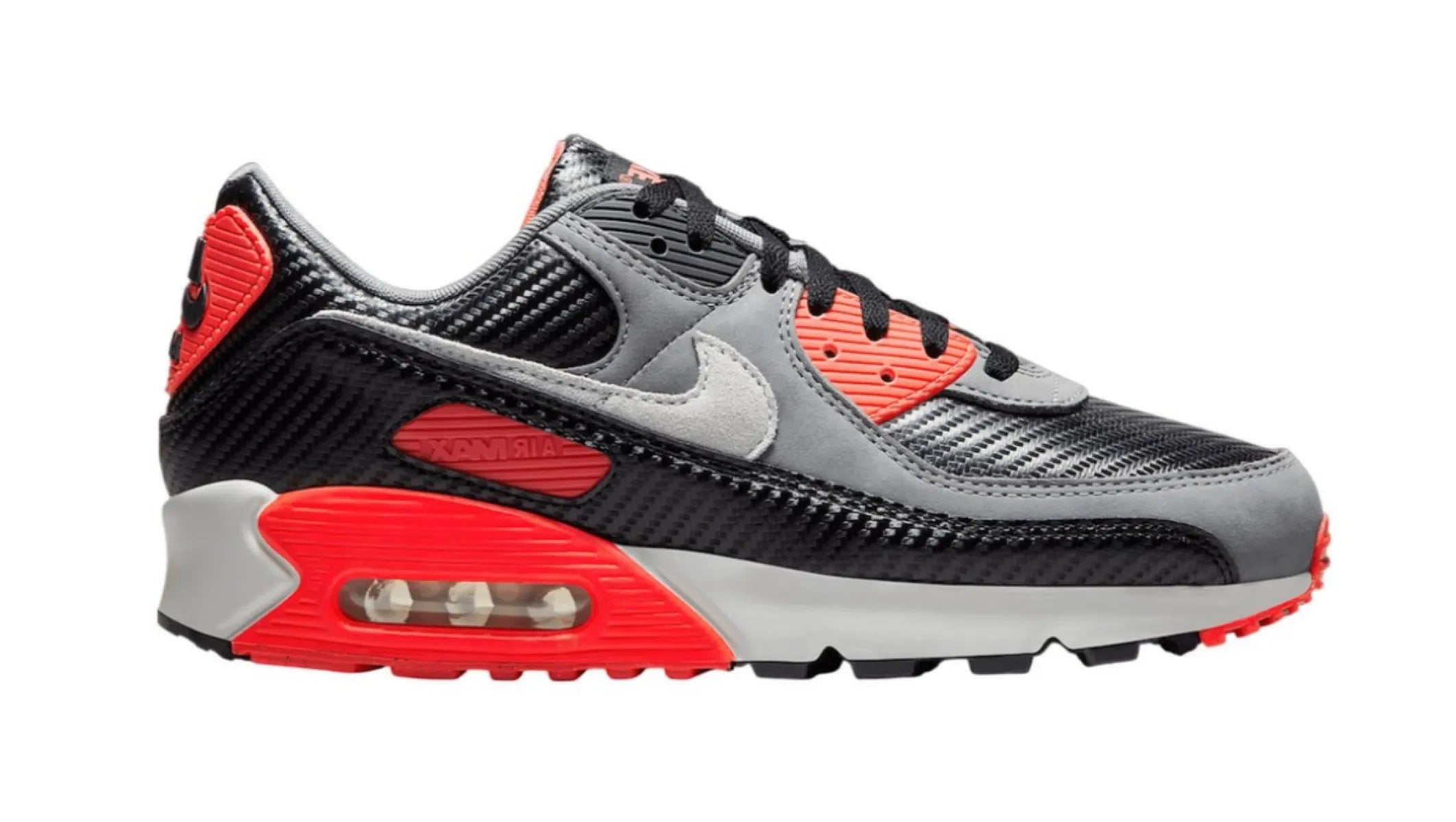 NIKE NIKE AIR MAX 90 PRM Zwart Grijs Carbon herensneaker