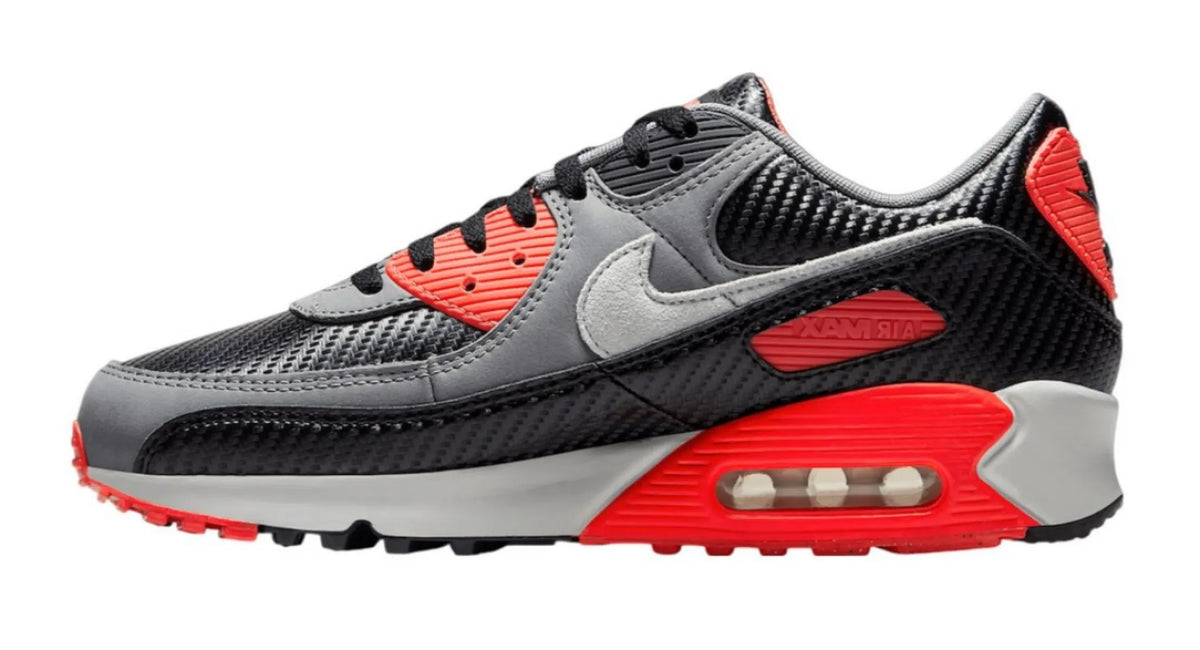 NIKE NIKE AIR MAX 90 PRM Zwart Grijs Carbon herensneaker