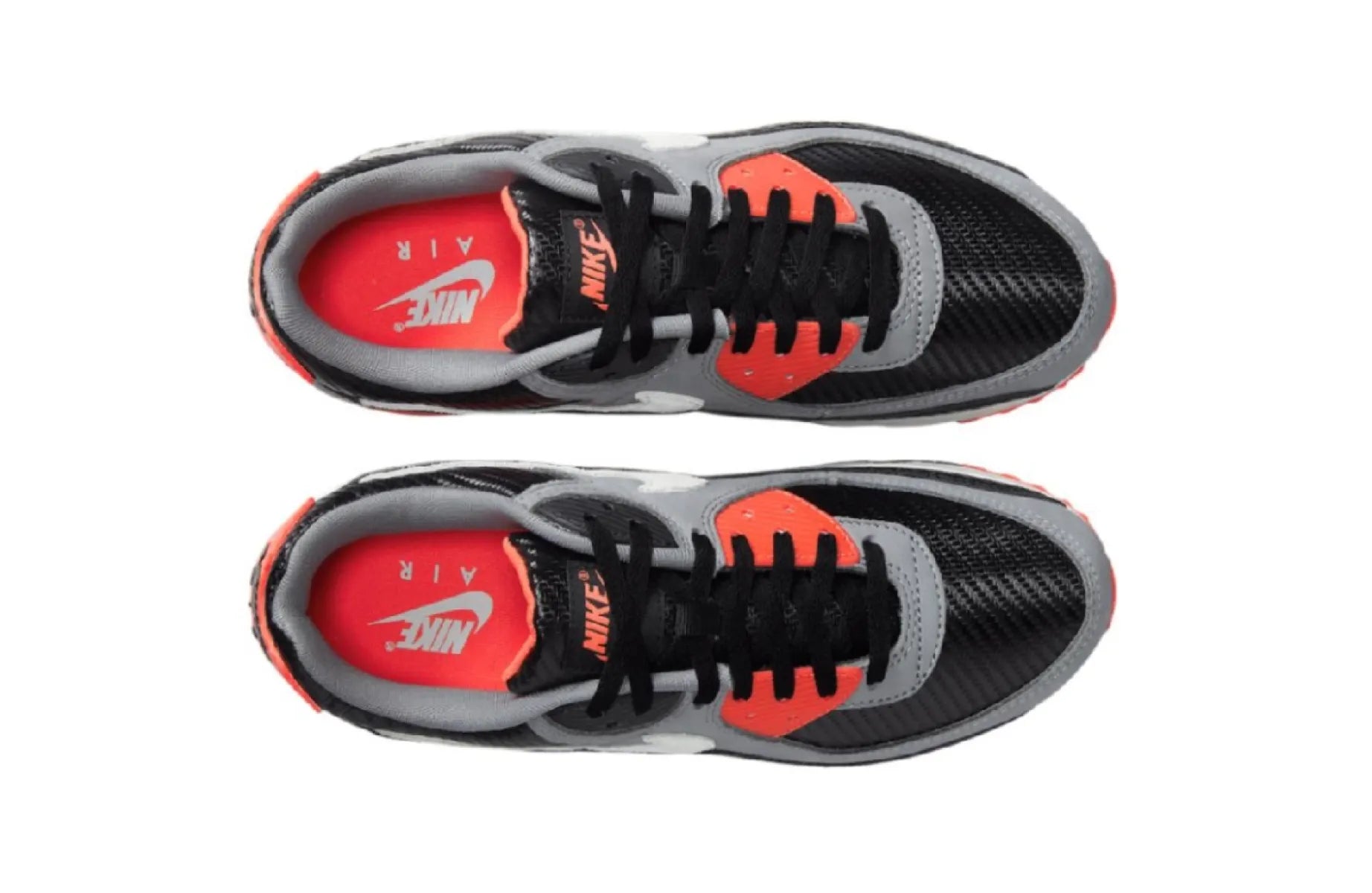 NIKE NIKE AIR MAX 90 PRM Zwart Grijs Carbon herensneaker