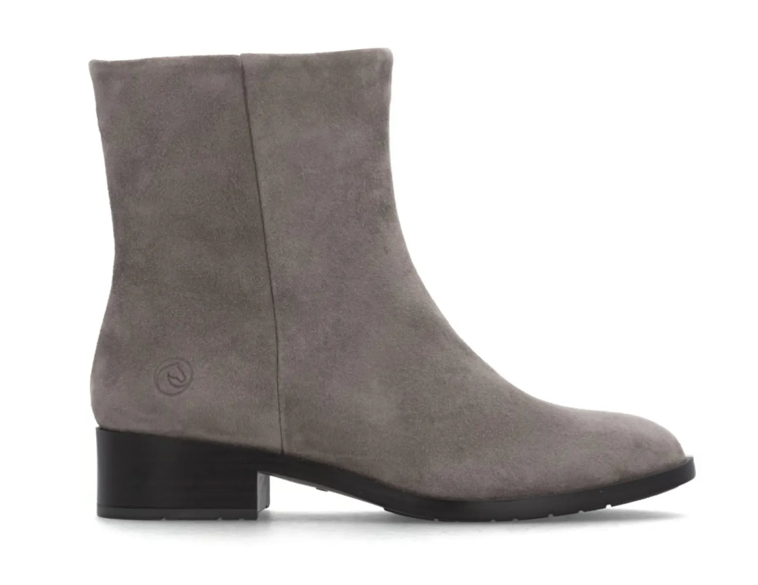 REMONTE REMONTE D3U73-42 Grijs suede enkellaarzen met uitneembaar voetbed