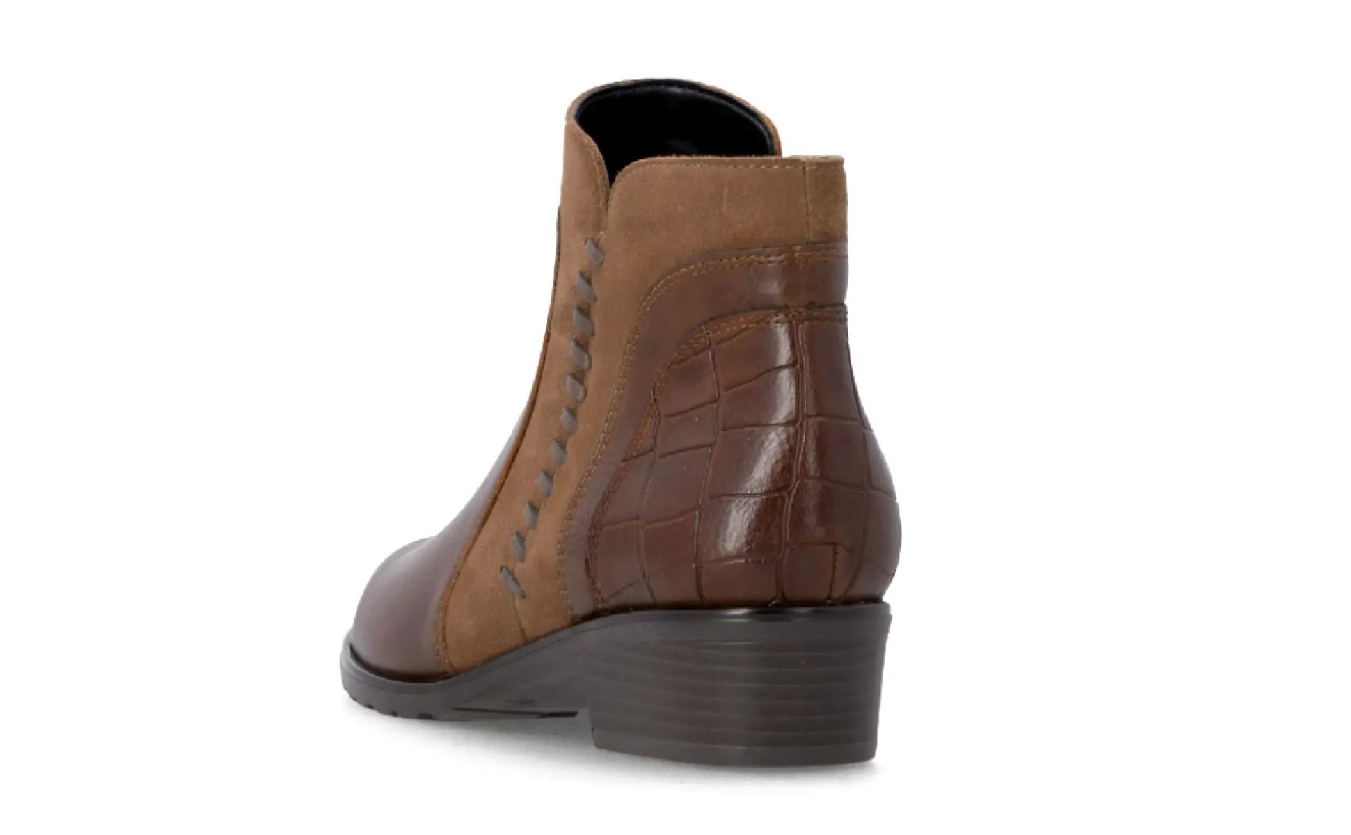 REMONTE REMONTE D6893-22 Cognac leren enkellaarzen