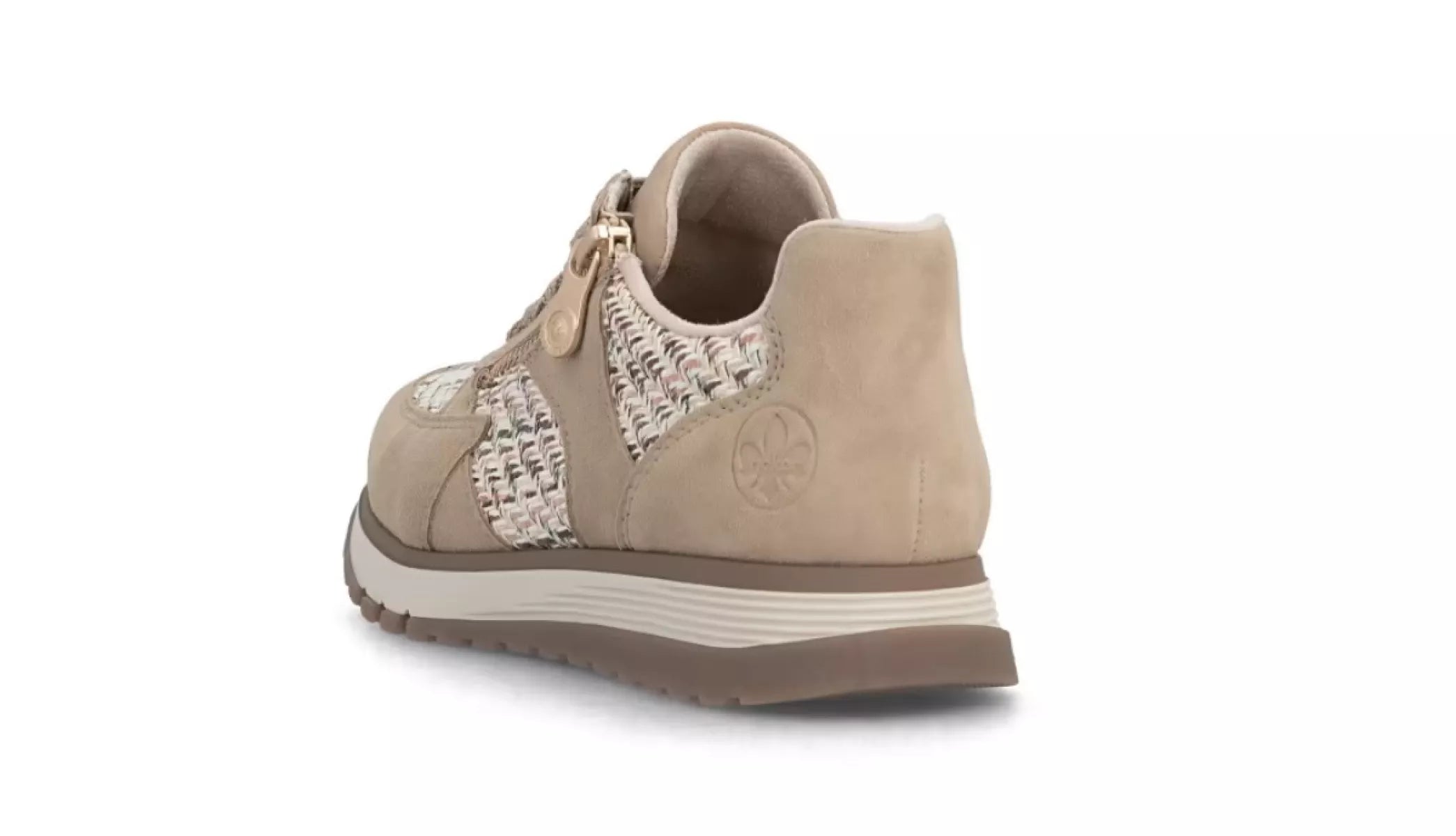 rieker 49010-62 beige uitneembaar voetbed