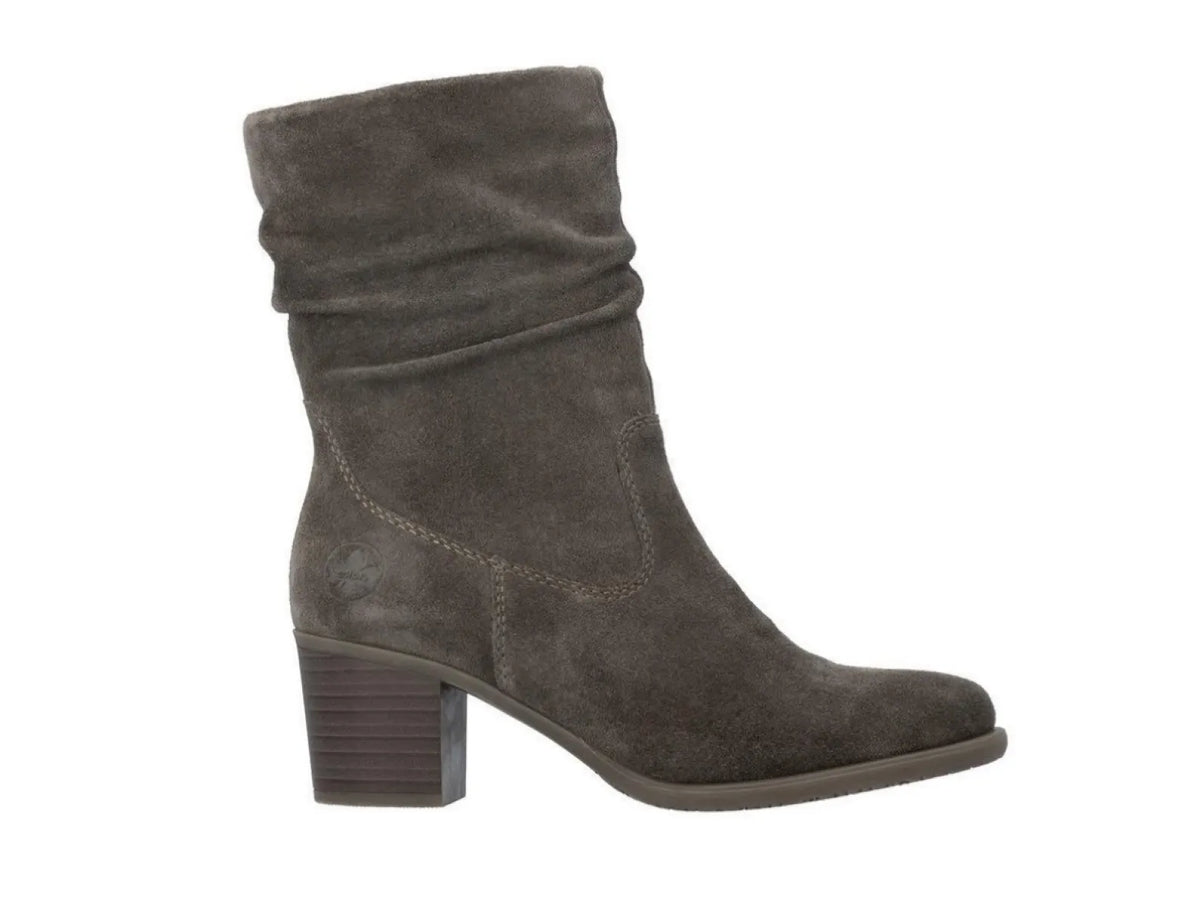RIEKER Rieker Y2054-45 Grey dameslaarzen met ritssluiting