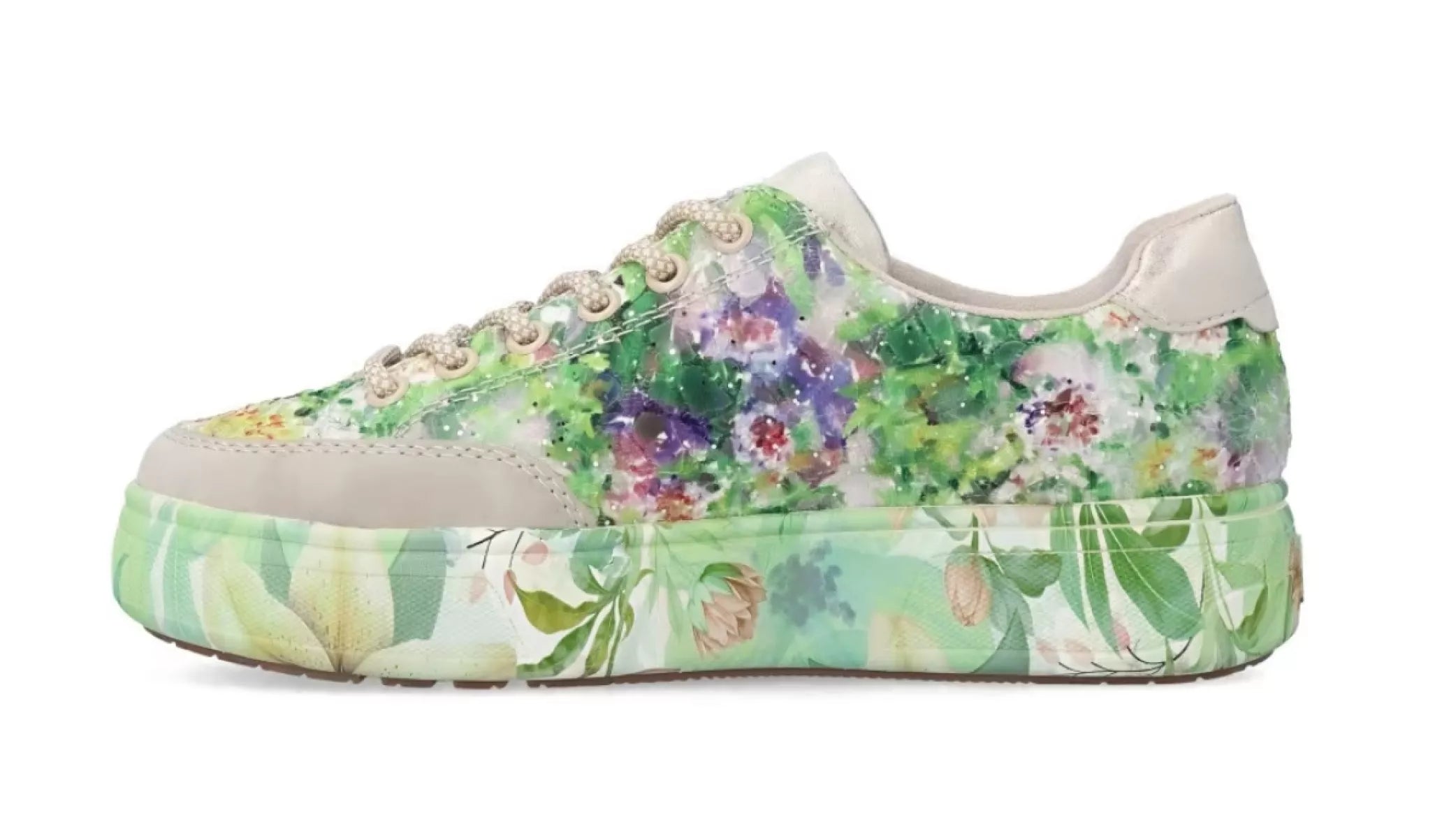 Rieker damesschoenen 7711-91 groen multi