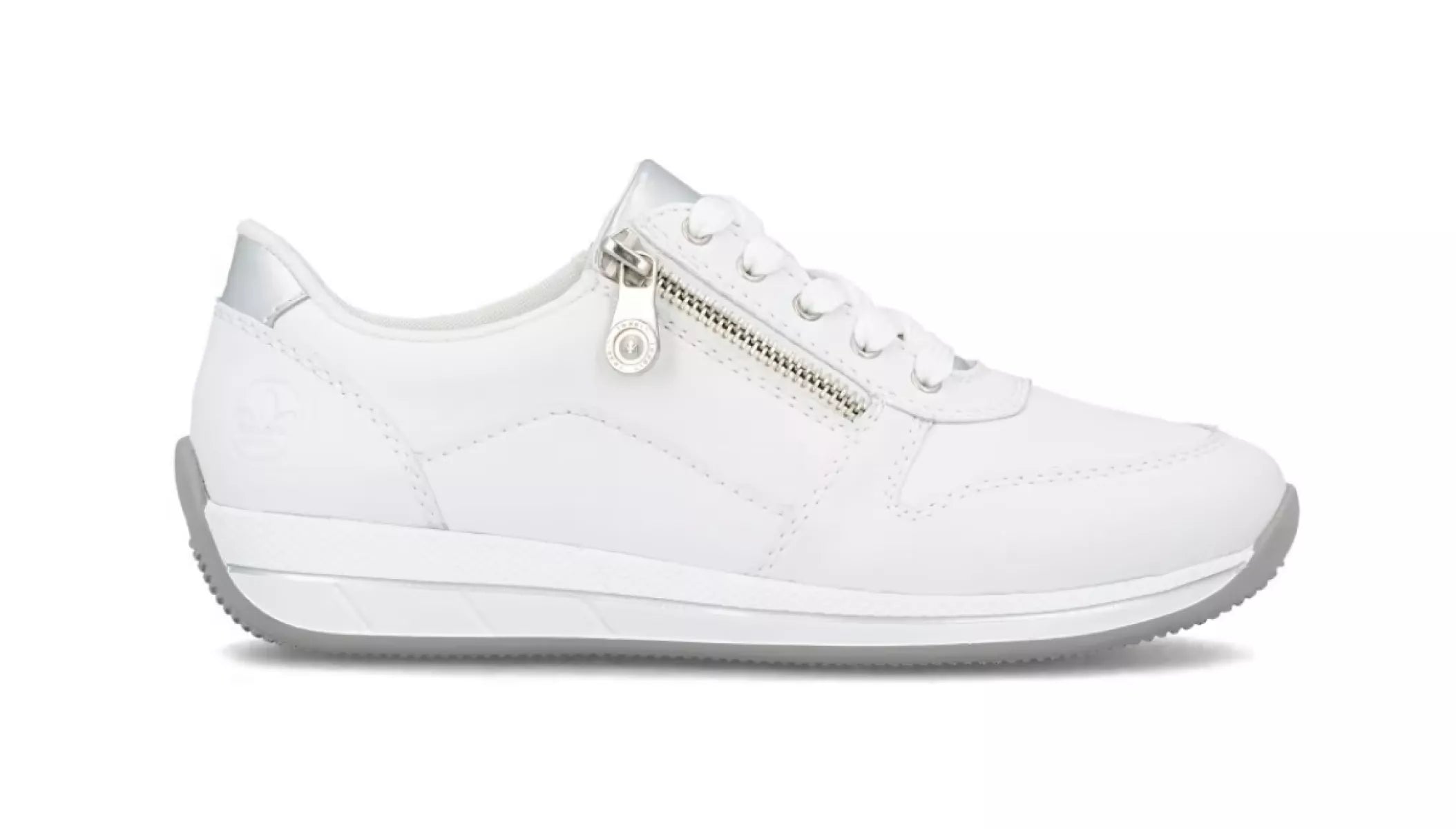 Rieker damesschoenen N1100-81 detail ritsen en veter