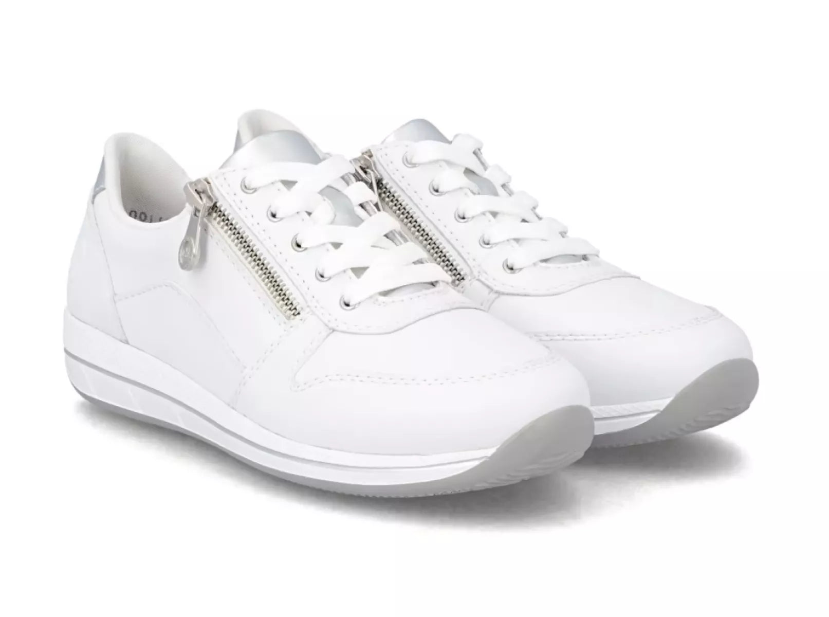 Rieker N1100-81 wit leren damesschoen 