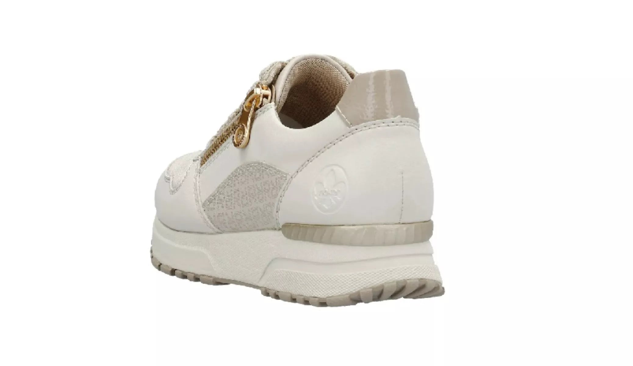 Rieker N7401-80 sneakers voor dames, achterzijde