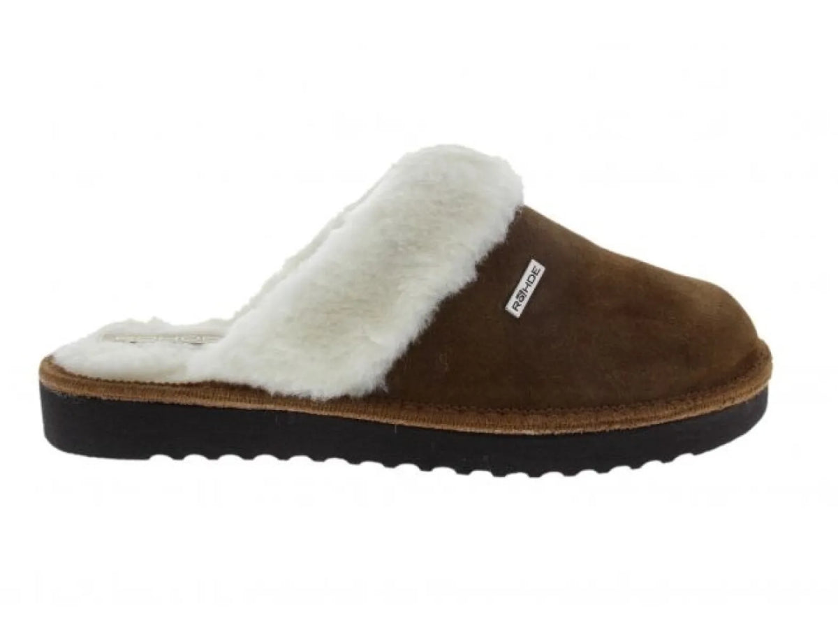 ROHDE Rohde 6770/76 Cognac suede damespantoffels