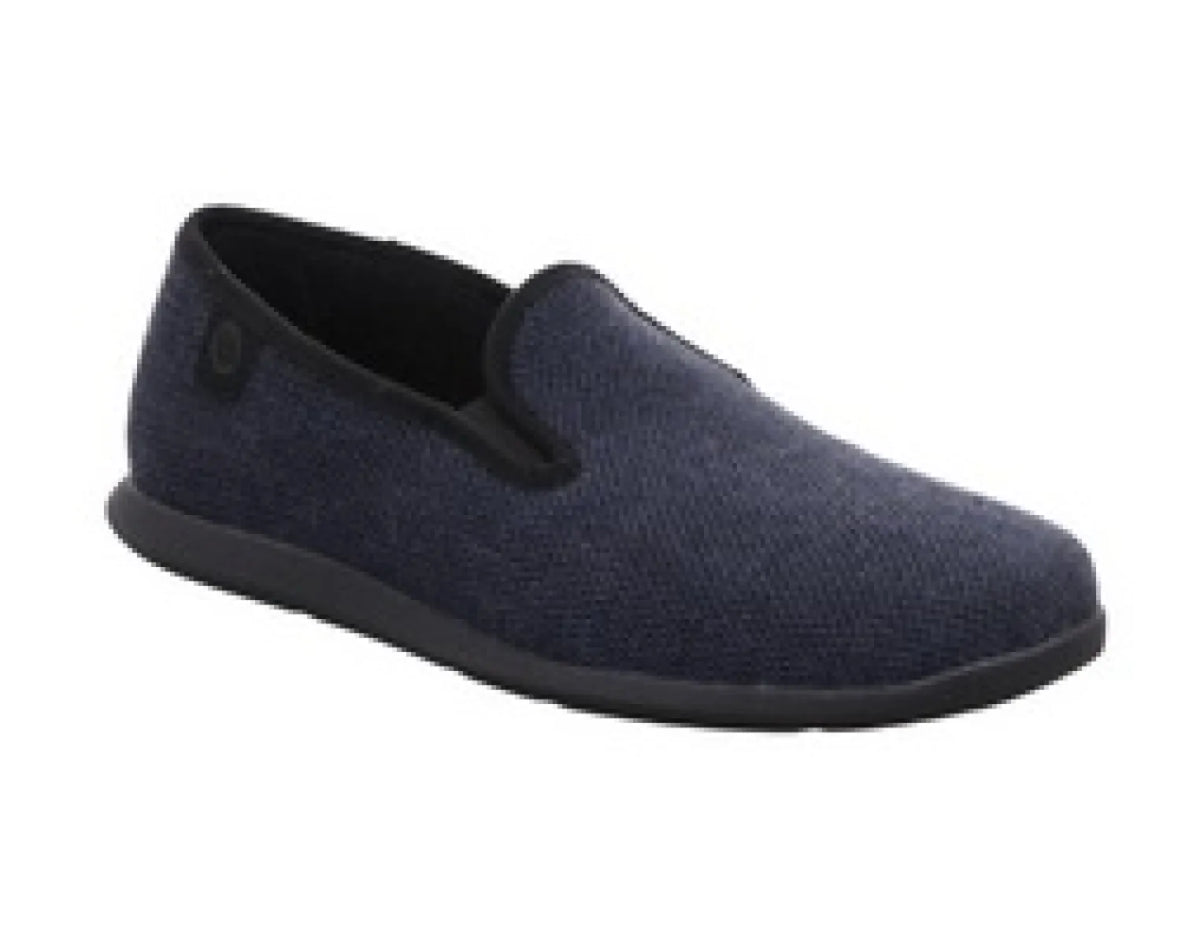 ROHDE ROHDE 6985/55 Jeansblauw herenpantoffel met uitneembaar voetbed