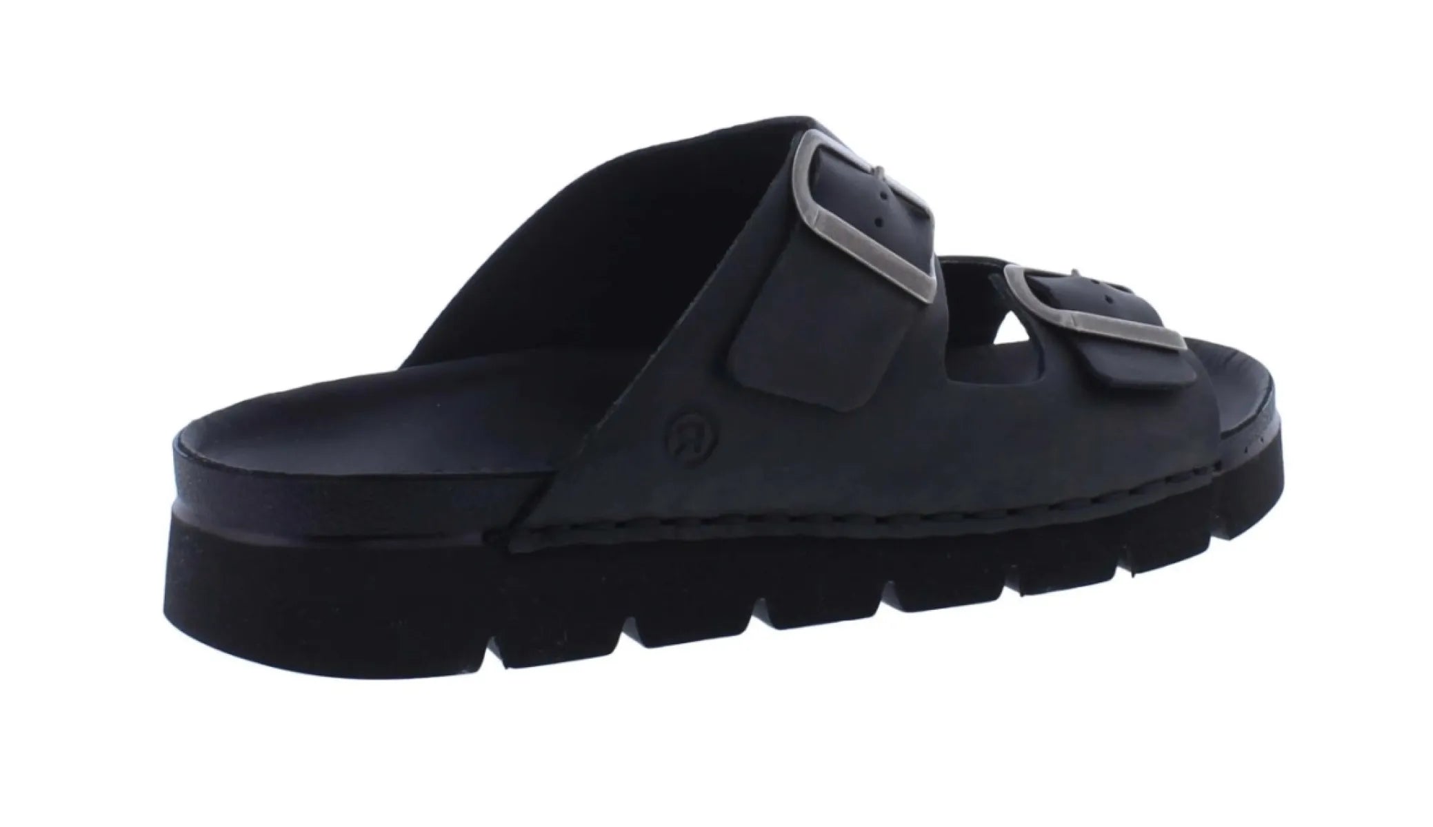 ROHDE 6703/90 zwart leer herenslipper met gesp