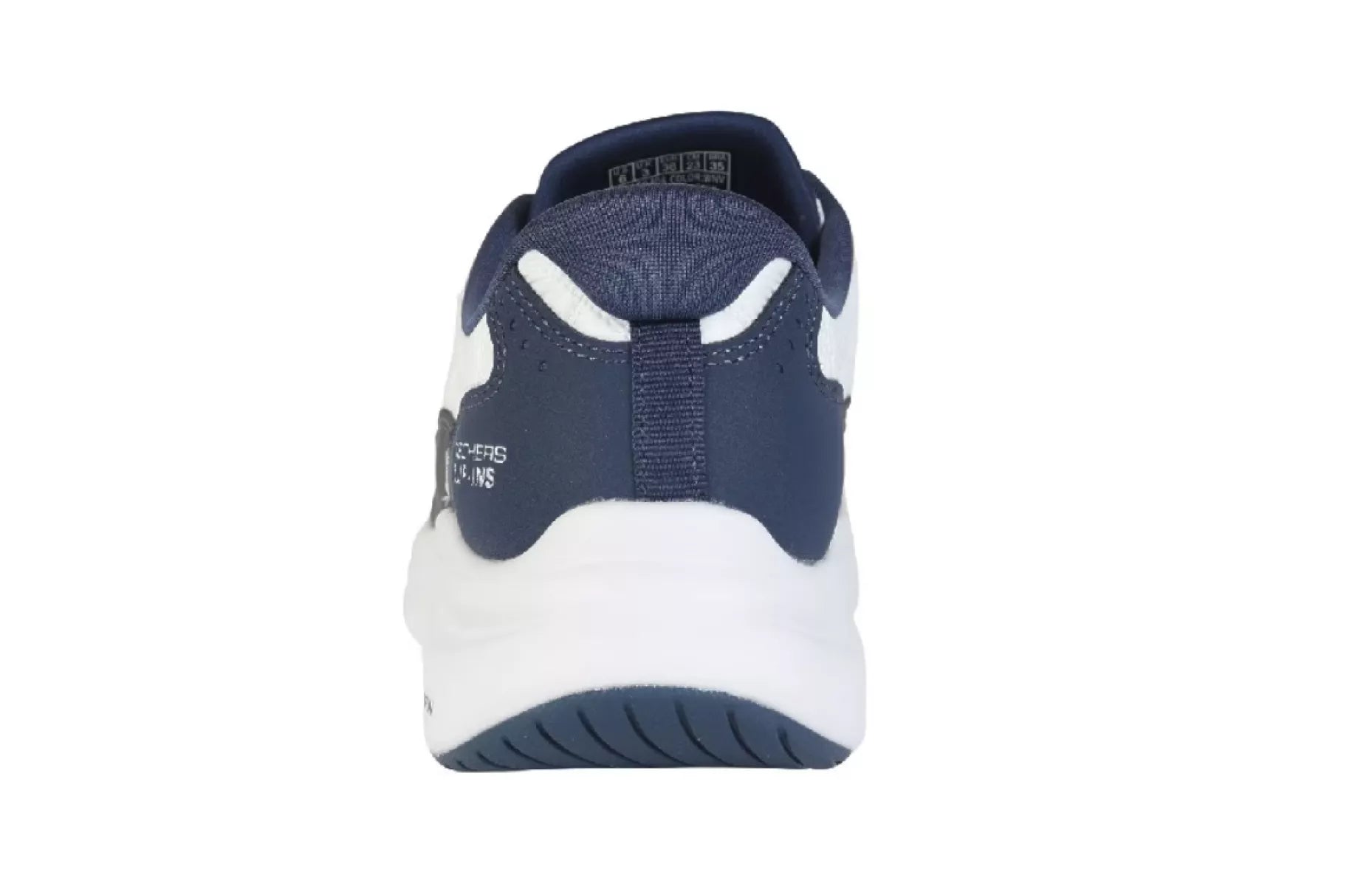 Skechers Hands Free Slip Ins 150404 wit blauw achterkant