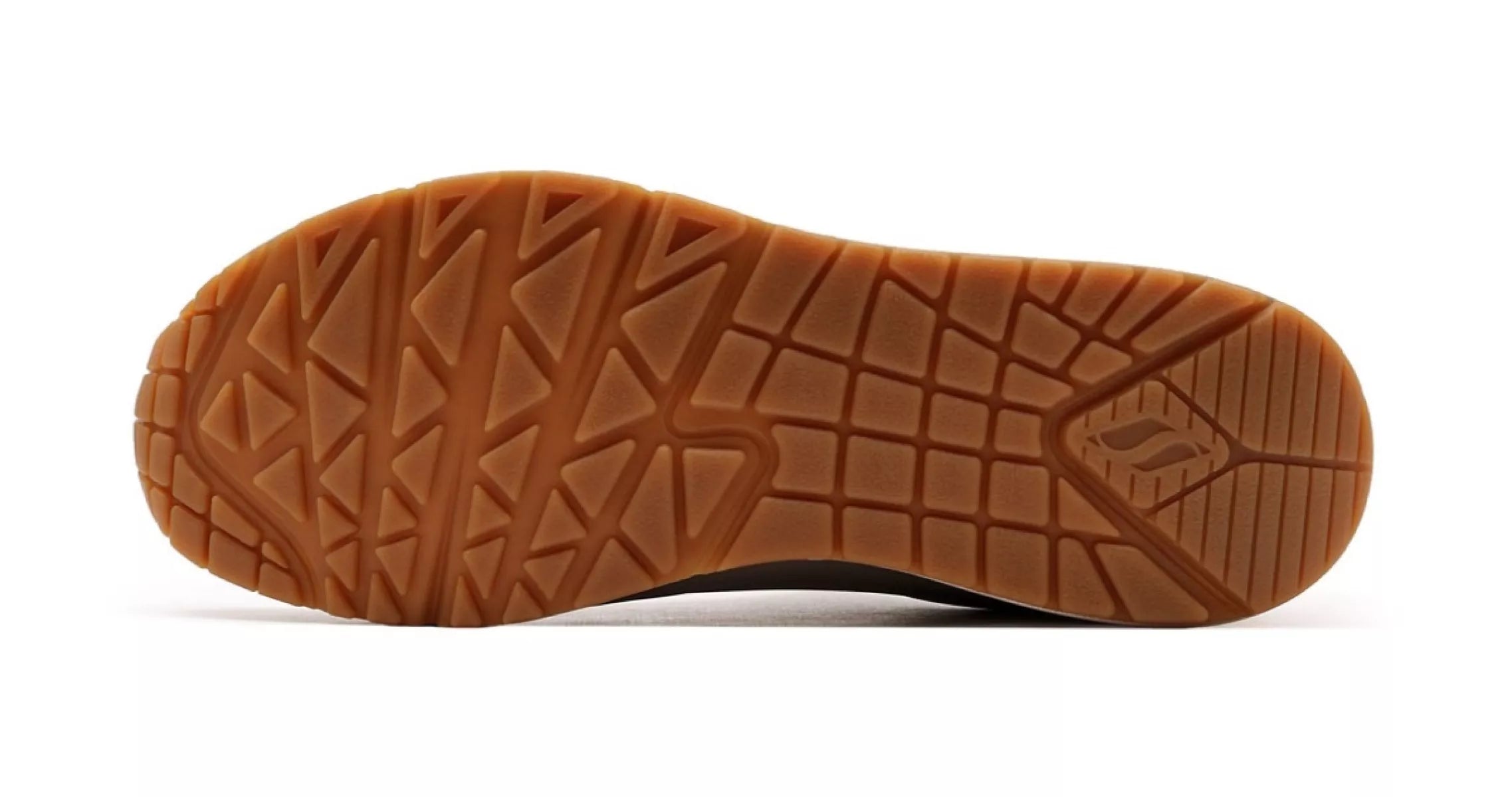 Zool van Skechers Uno Stand on Air 177094 in taupe, sportieve en stijlvolle schoen