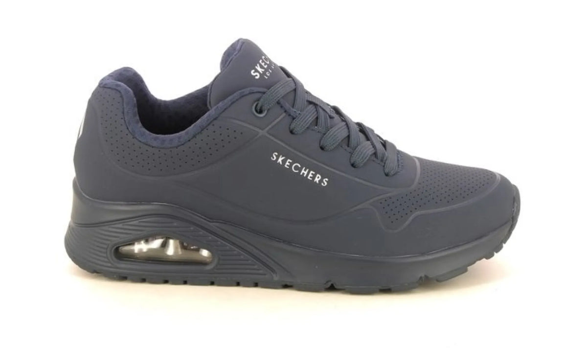 SKECHERS SKECHERS  Uno Stand on Air 73690 DKNV Blauwe damesschoenen