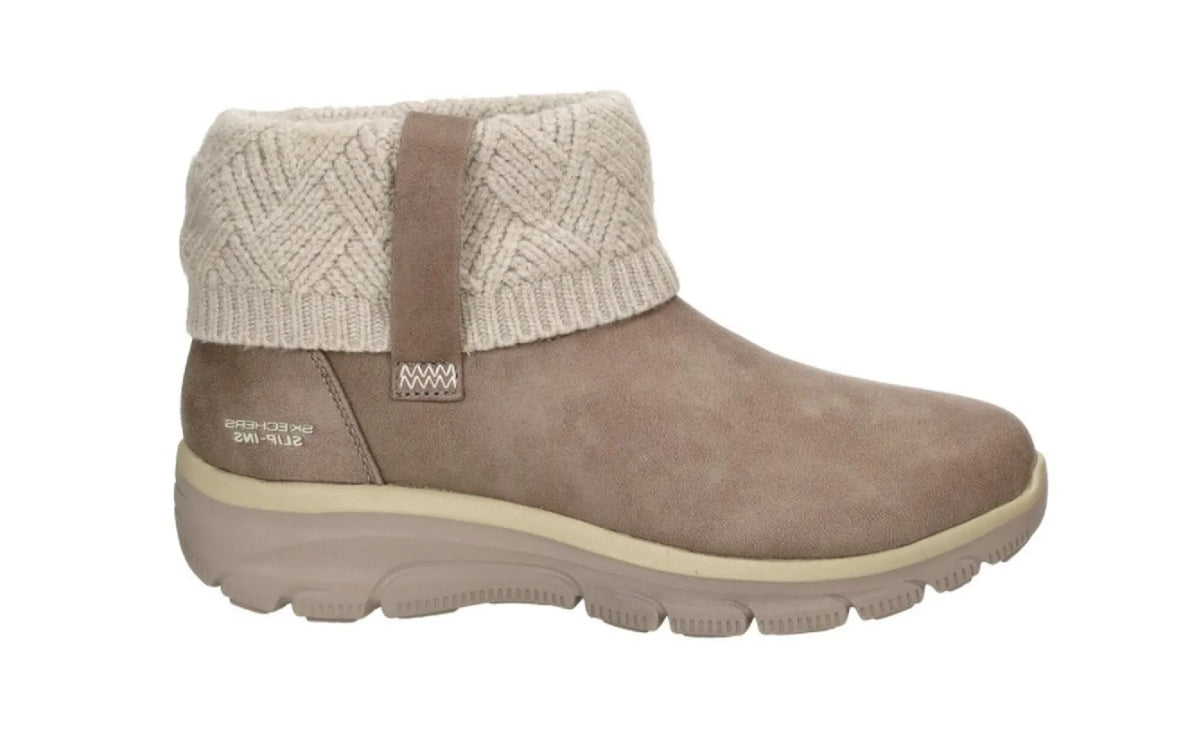 SKECHERS SKECHERS Hands Free Slip Ins 168193 Easy Going Cozy Weather Taupe dameslaarzen
