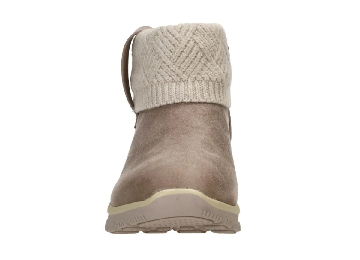 SKECHERS SKECHERS Hands Free Slip Ins 168193 Easy Going Cozy Weather Taupe dameslaarzen
