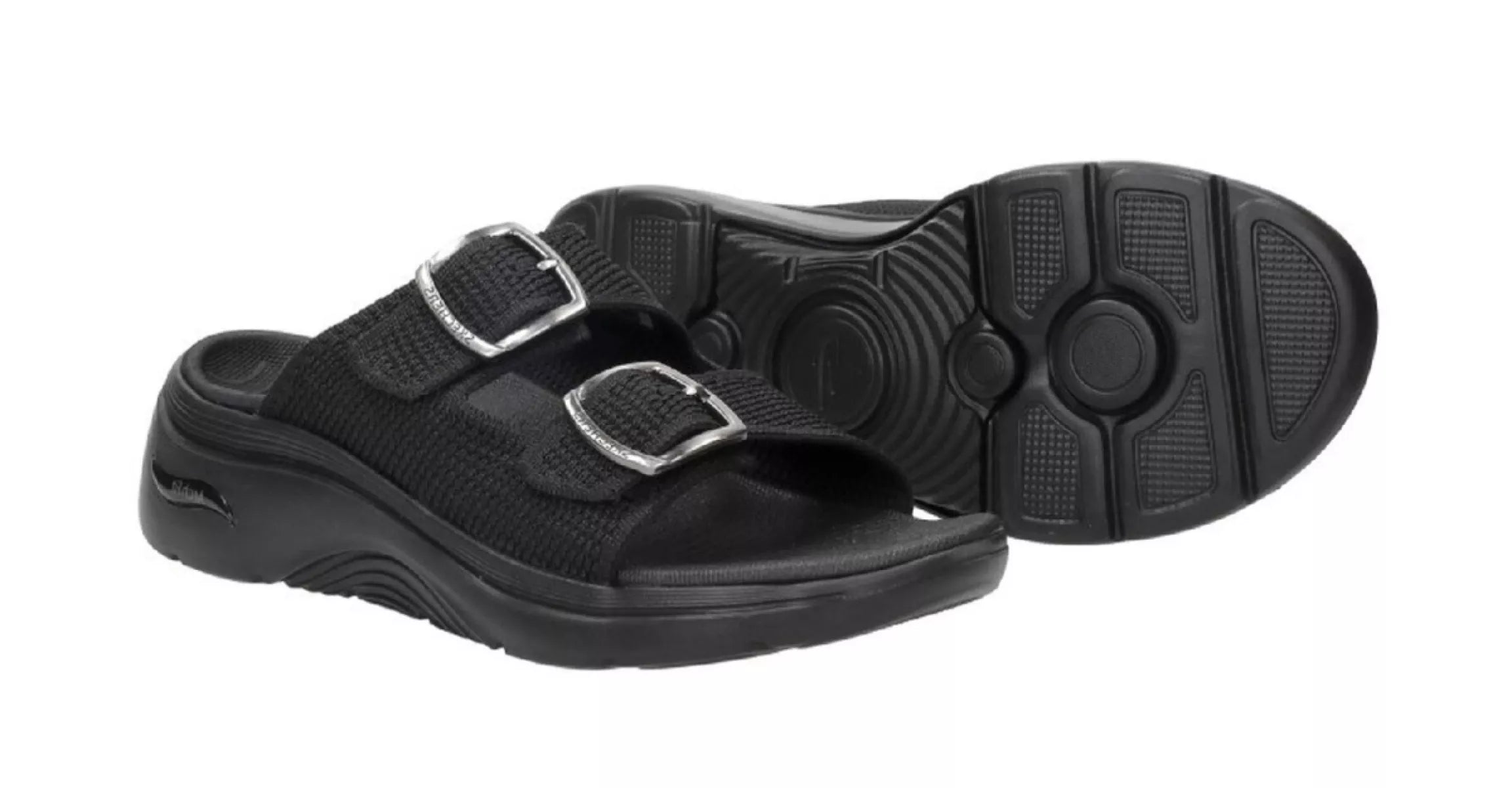 Skechers Go Walk Arch Fit slipper zwart 