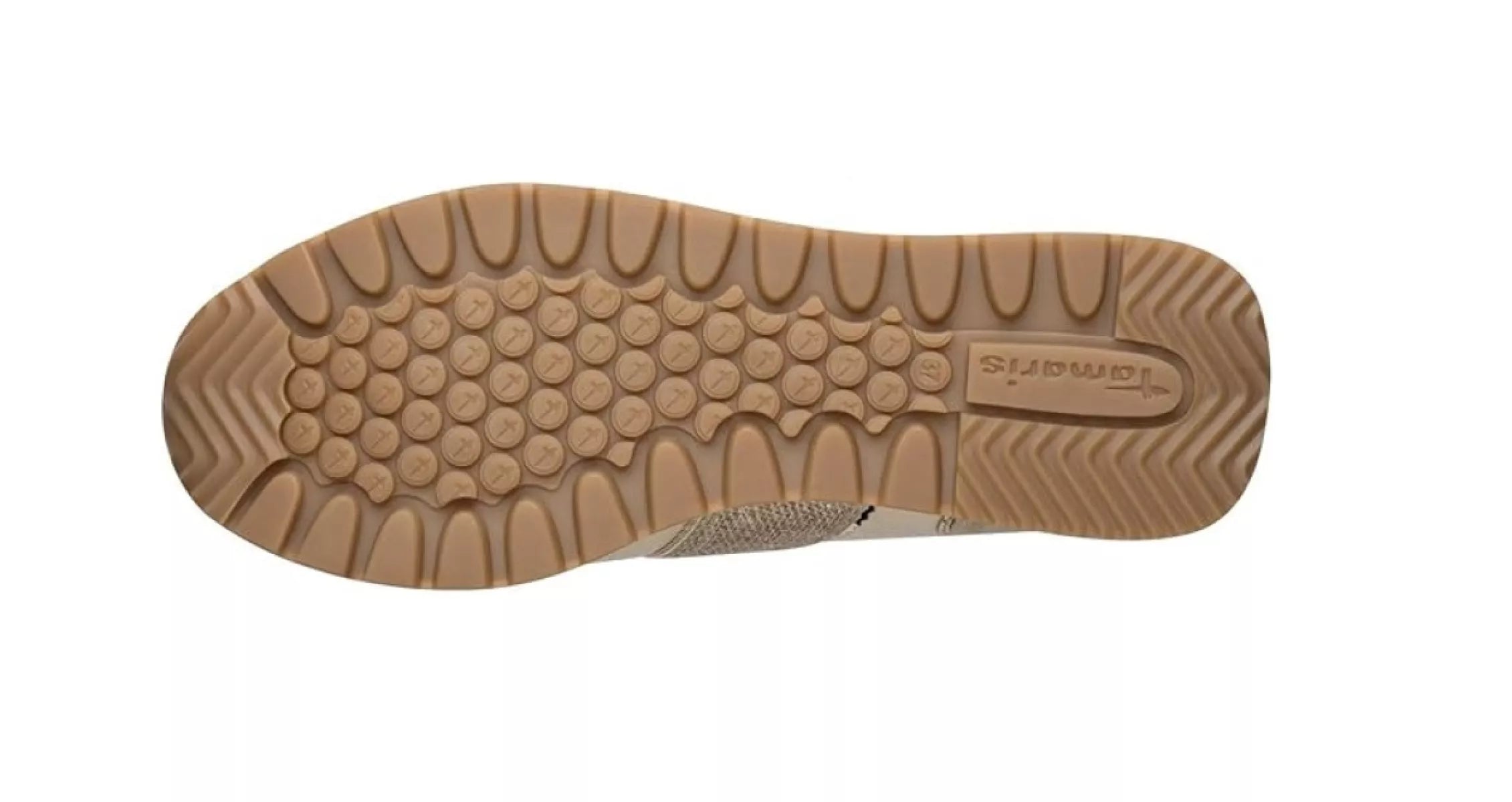 Detailfoto van de zool van de Tamaris 23797-46, moderne damesschoen voor dagelijks gebruik