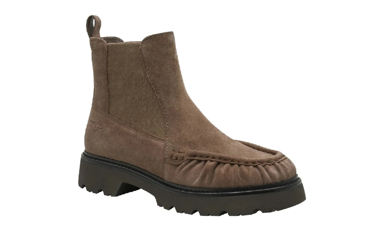 TAMARIS TAMARIS 25826-47 341 taupe suede enkellaarzen