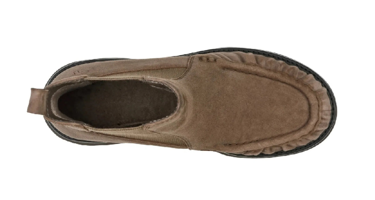 TAMARIS TAMARIS 25826-47 341 taupe suede enkellaarzen