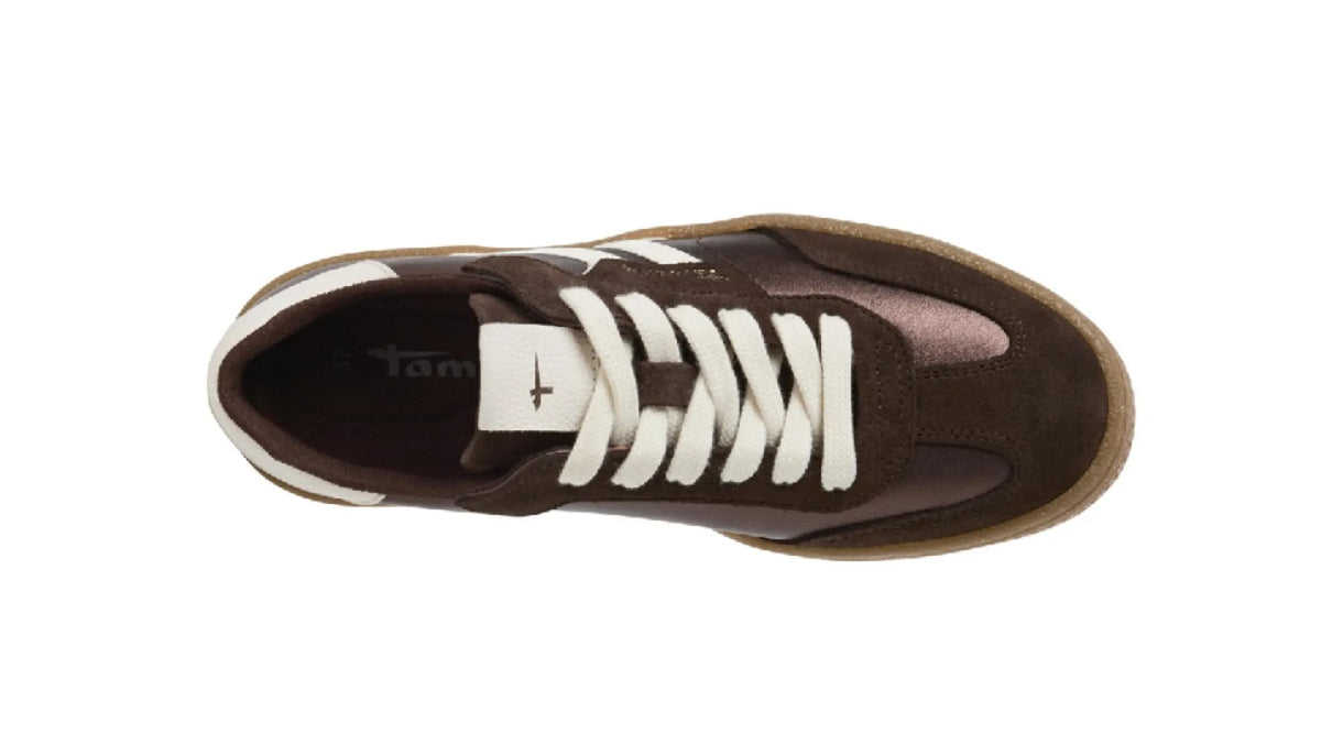 TAMARIS TAMARIS 1-23723-44 Brown Metallic damessneaker