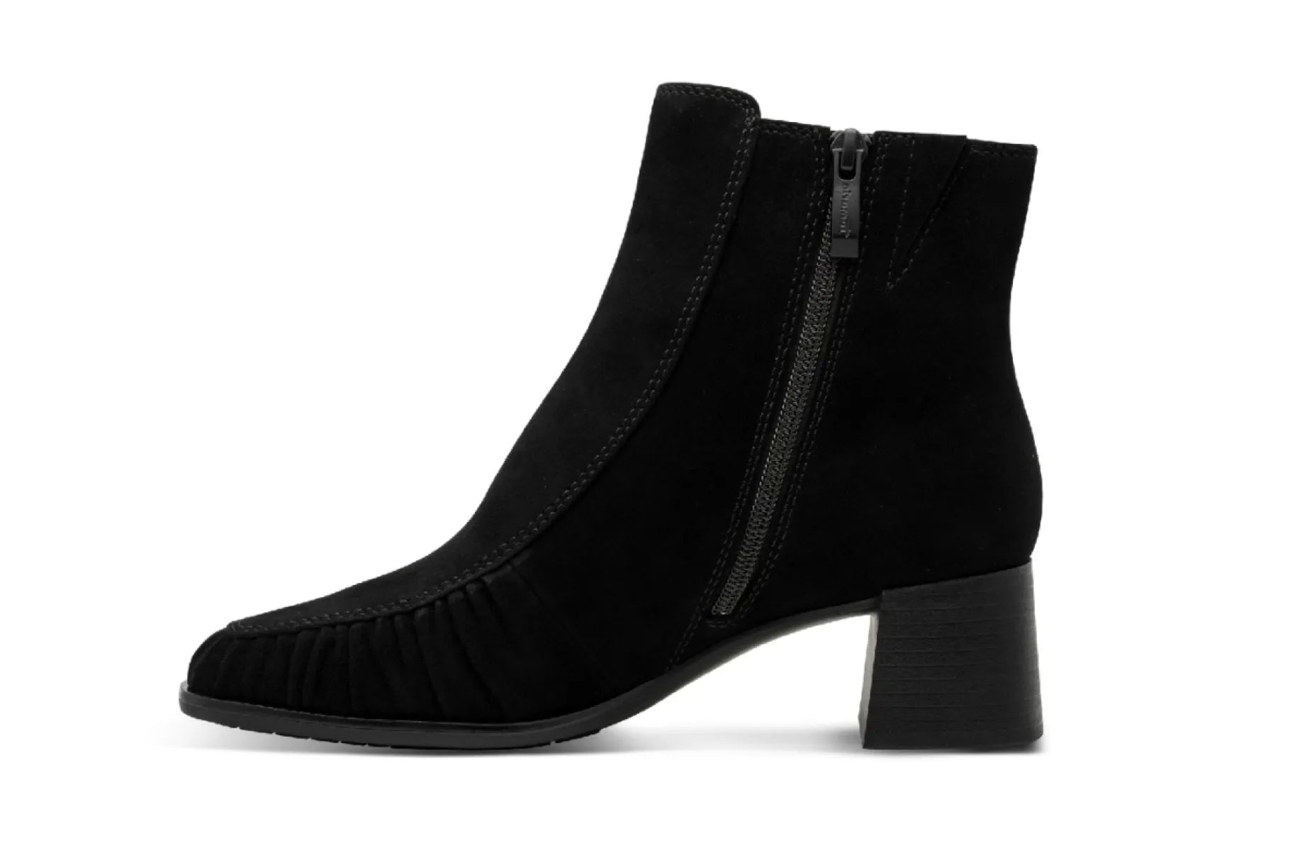 TAMARIS TAMARIS 25029-47 Zwart suede enkellaarzen