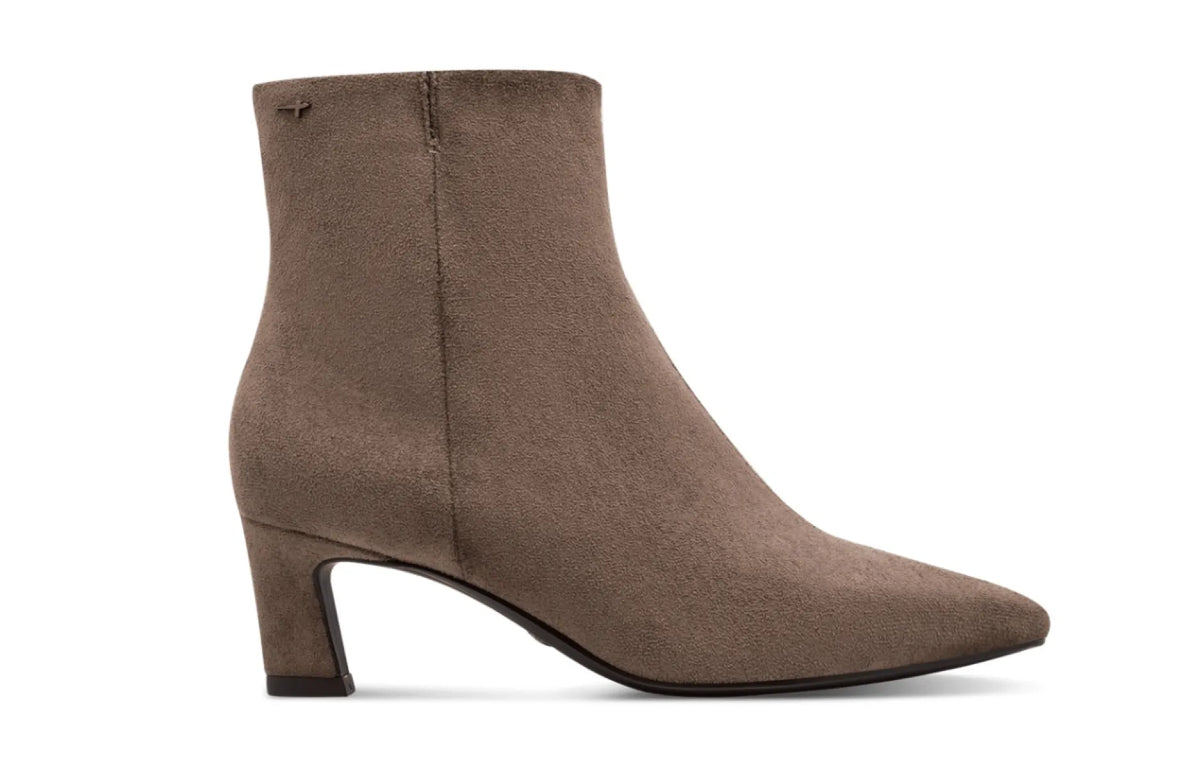TAMARIS TAMARIS 25383-47 Taupe dameslaarzen met hak