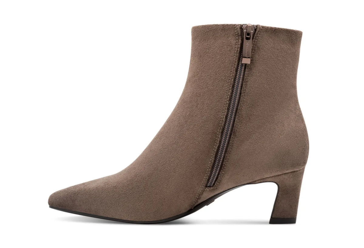 TAMARIS TAMARIS 25383-47 Taupe dameslaarzen met hak
